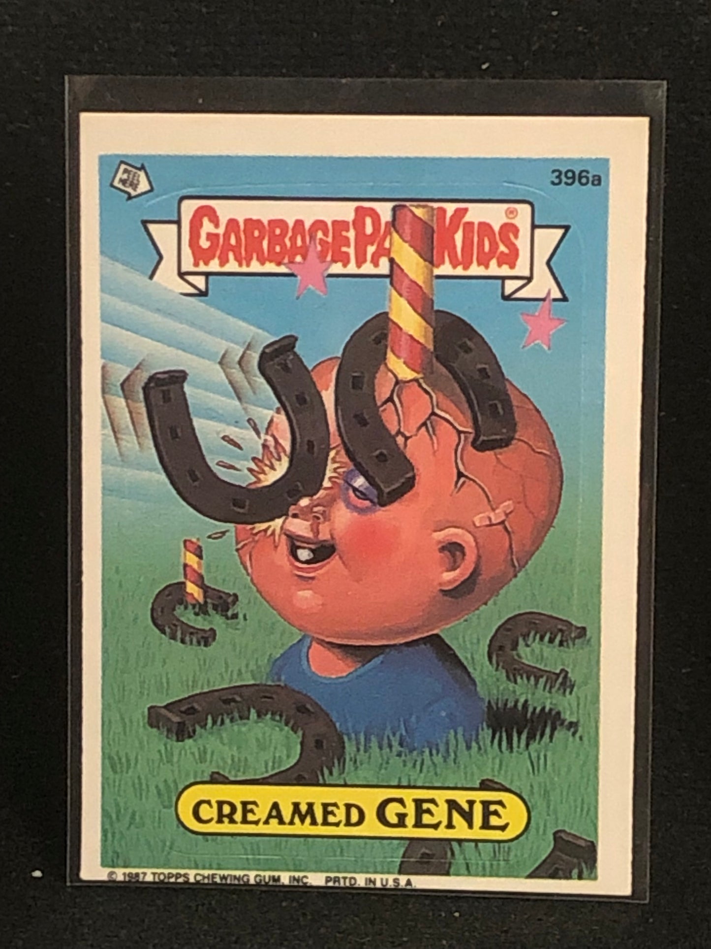 Garbage Pail Kids Original Series 10 (os10) 396a Creamed Gene