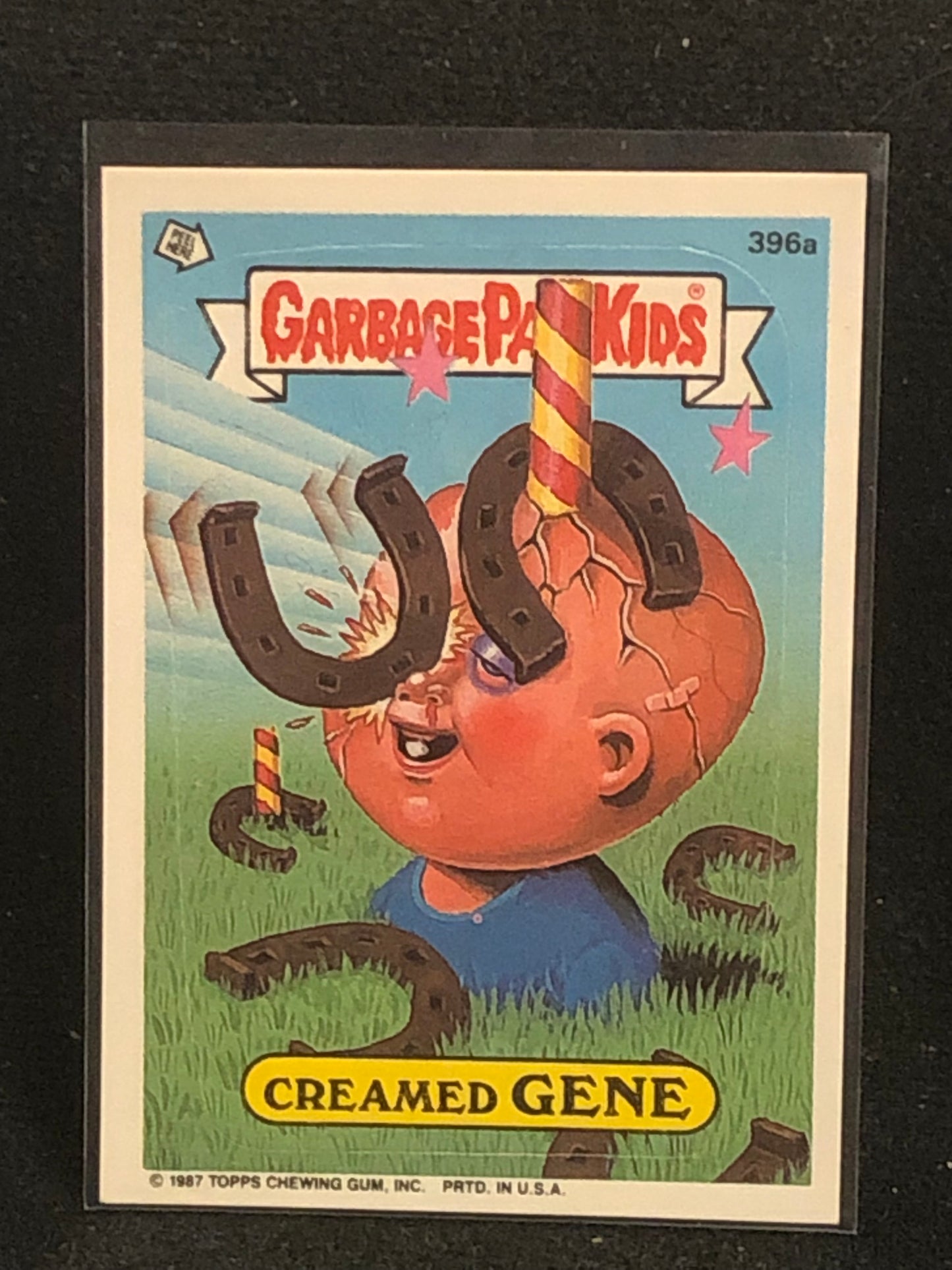 Garbage Pail Kids Original Series 10 (os10) 396a Creamed Gene