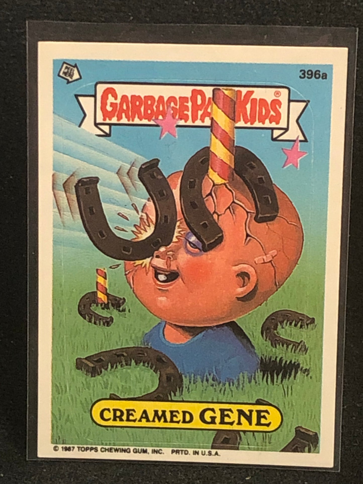 Garbage Pail Kids Original Series 10 (os10) 396a Creamed Gene