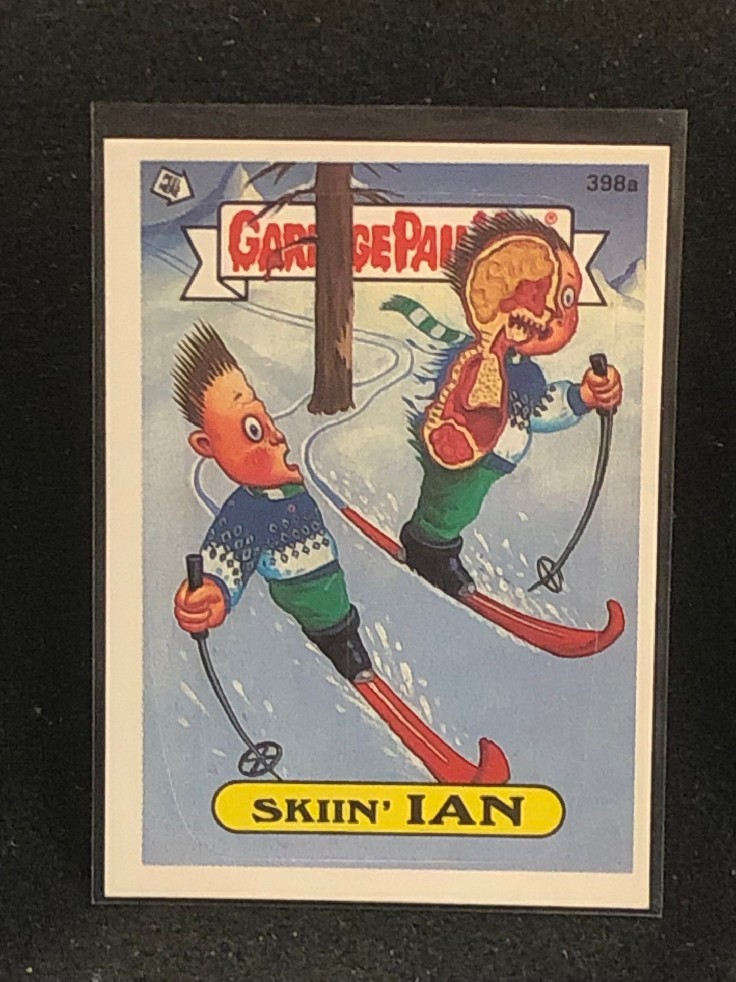 Garbage Pail Kids Original Series 10 (os10) 398a Skiian Ian