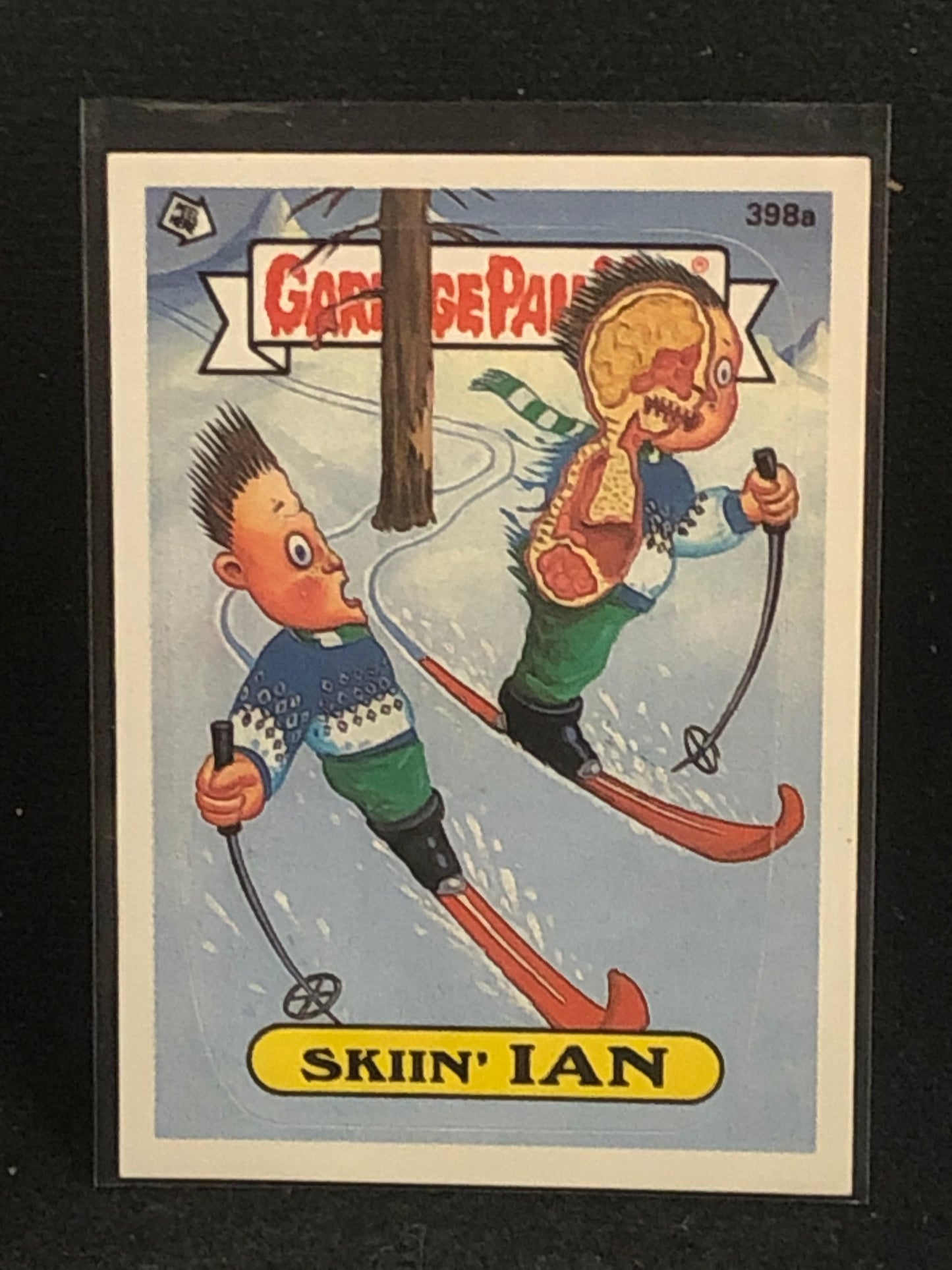 Garbage Pail Kids Original Series 10 (os10) 398a Skiian Ian