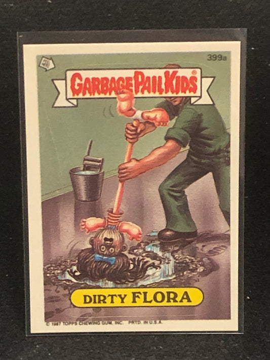 Garbage Pail Kids Original Series 10 (os10) 399a Dirty Flora