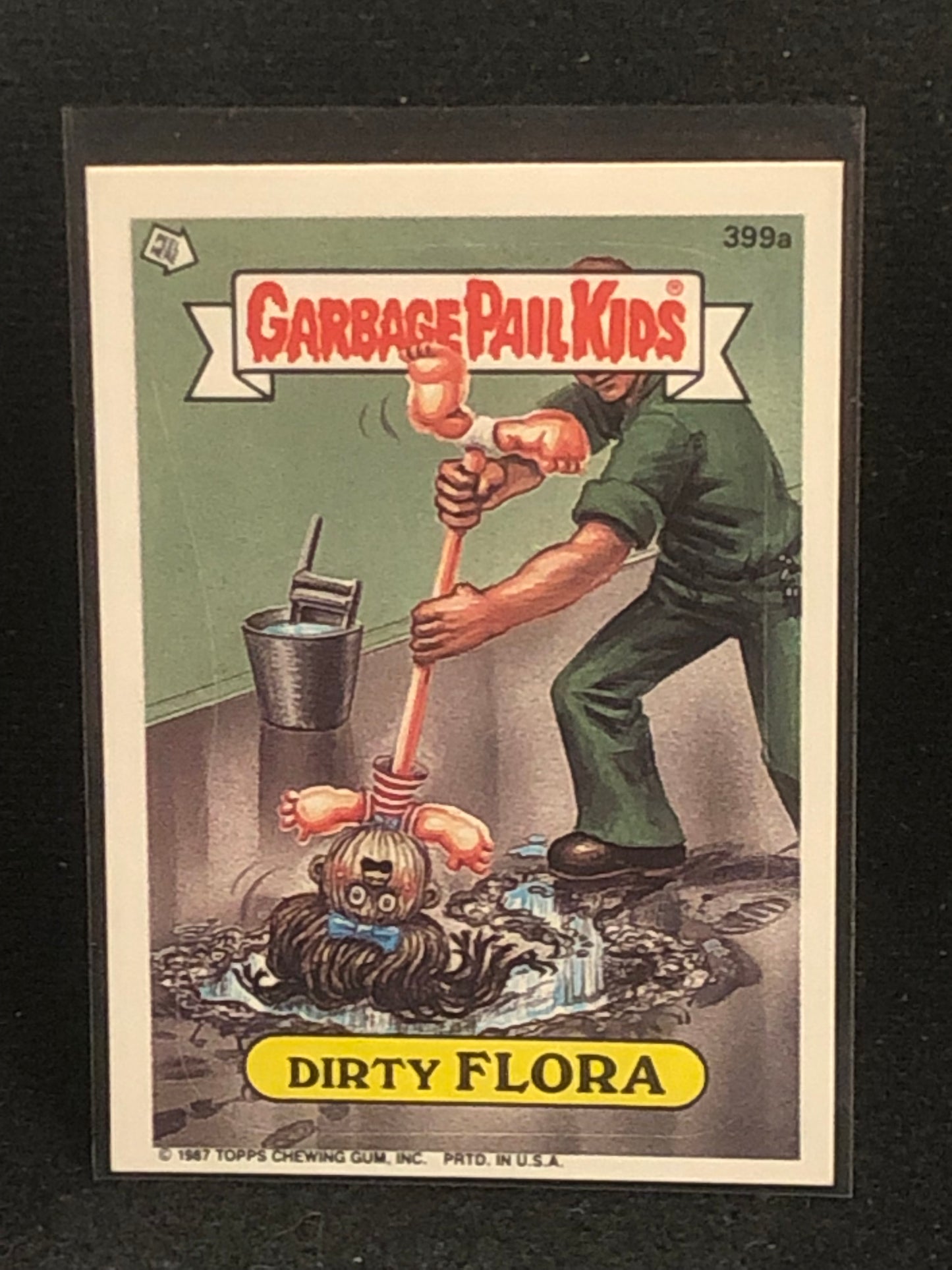 Garbage Pail Kids Original Series 10 (os10) 399a Dirty Flora