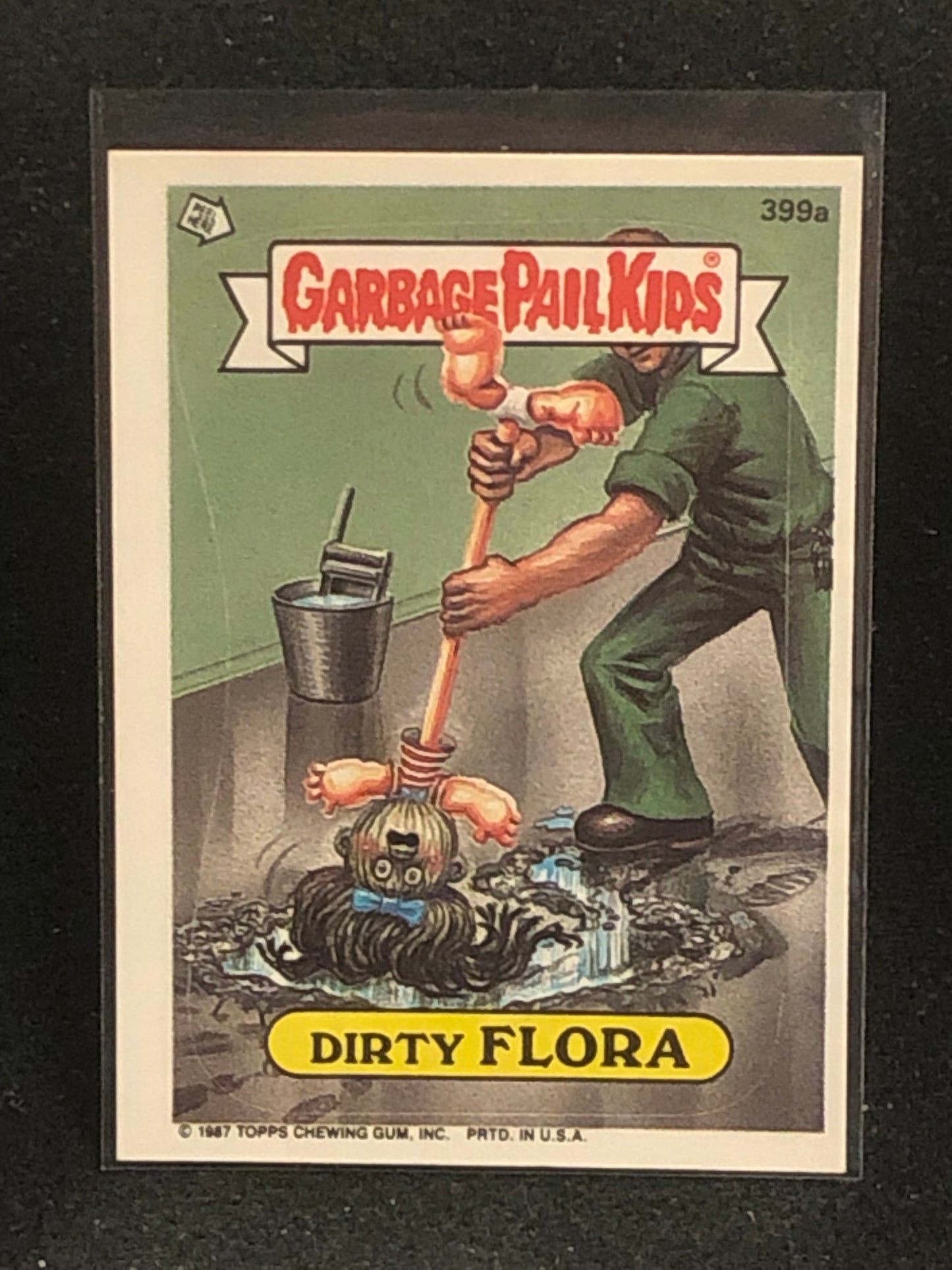 Garbage Pail Kids Original Series 10 (os10) 399a Dirty Flora