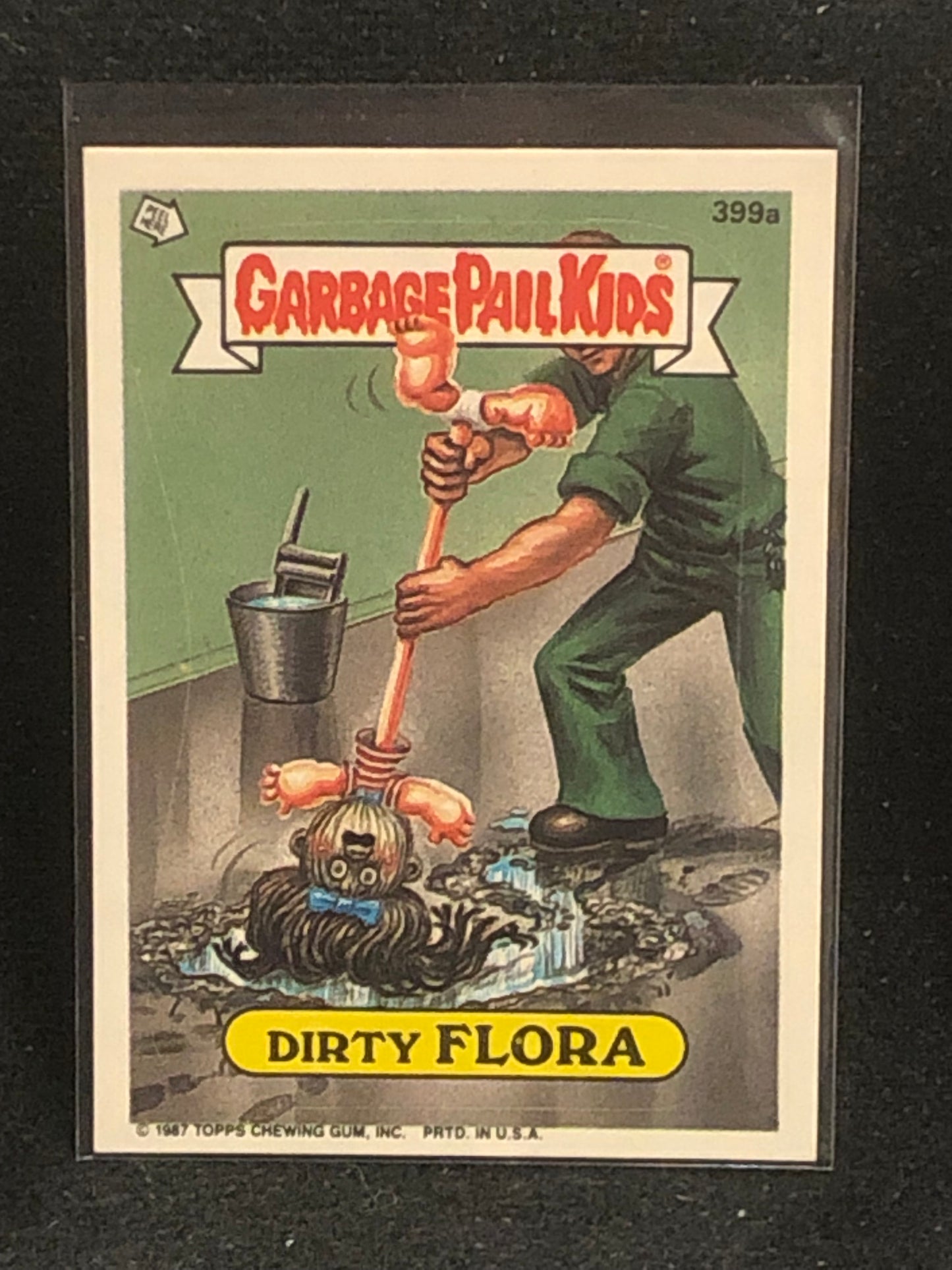 Garbage Pail Kids Original Series 10 (os10) 399a Dirty Flora
