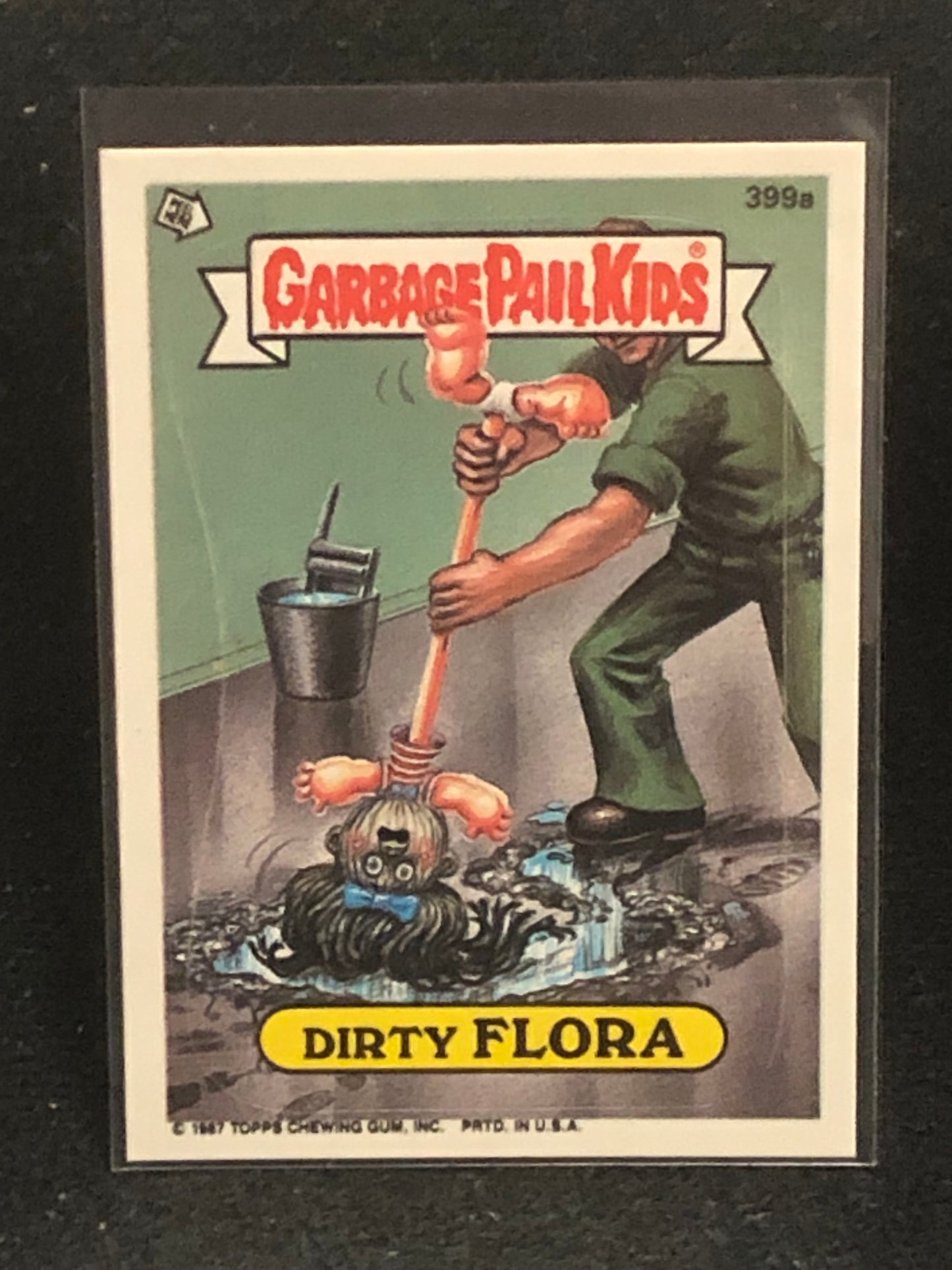 Garbage Pail Kids Original Series 10 (os10) 399a Dirty Flora