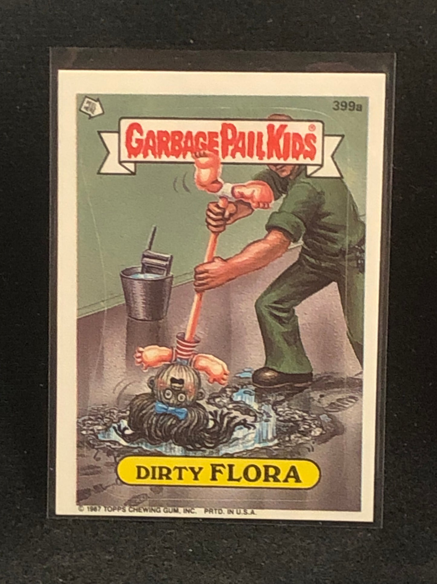 Garbage Pail Kids Original Series 10 (os10) 399a Dirty Flora