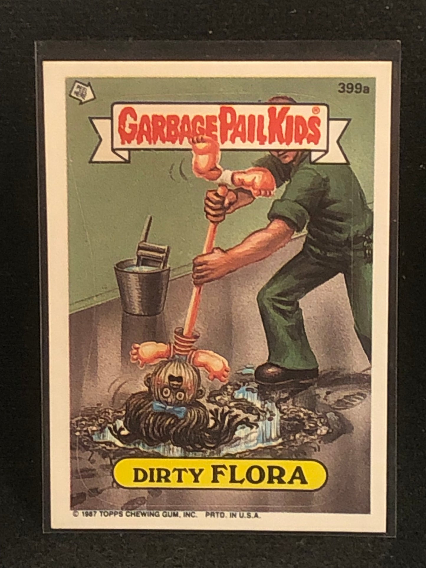 Garbage Pail Kids Original Series 10 (os10) 399a Dirty Flora