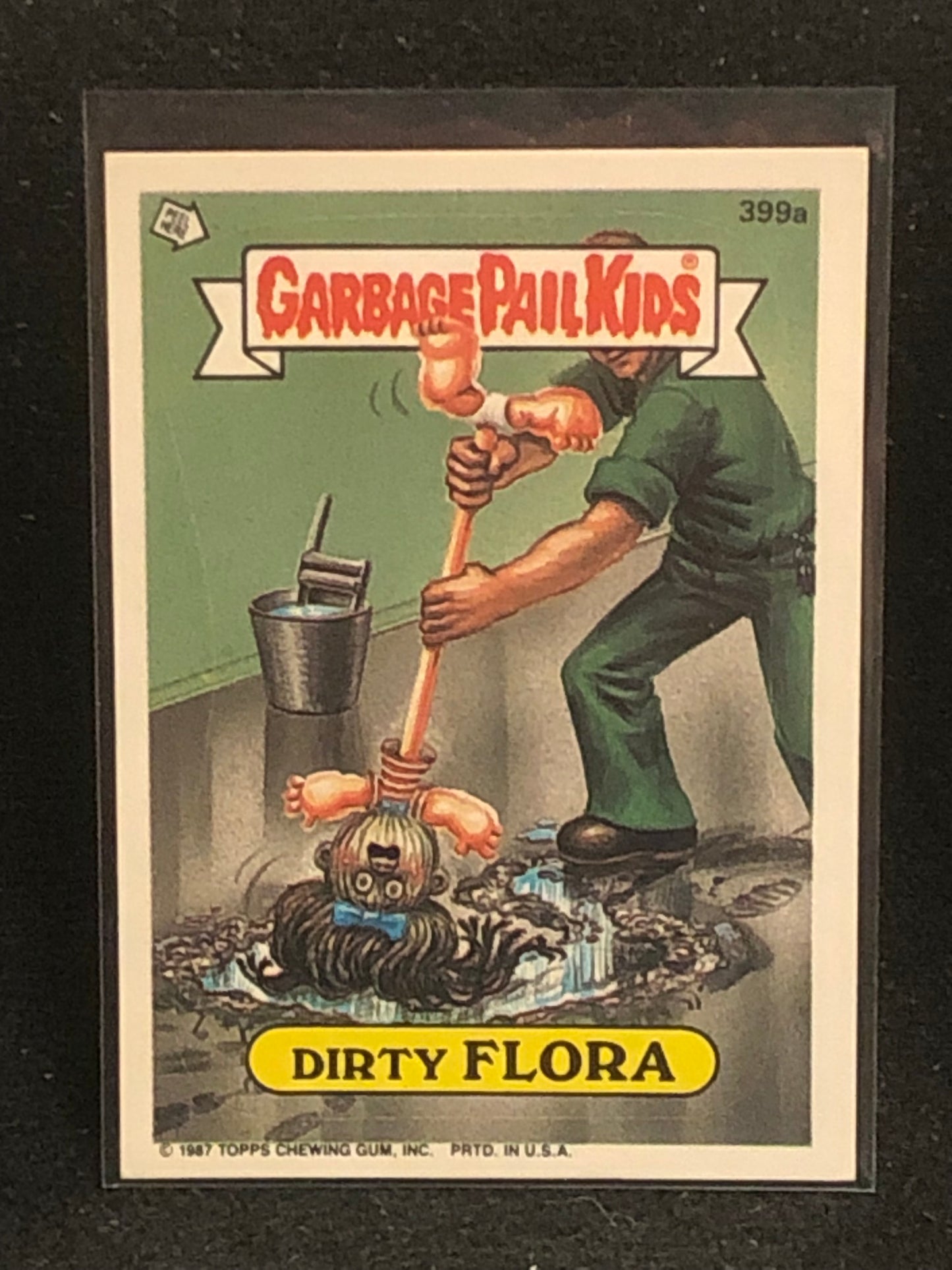 Garbage Pail Kids Original Series 10 (os10) 399a Dirty Flora