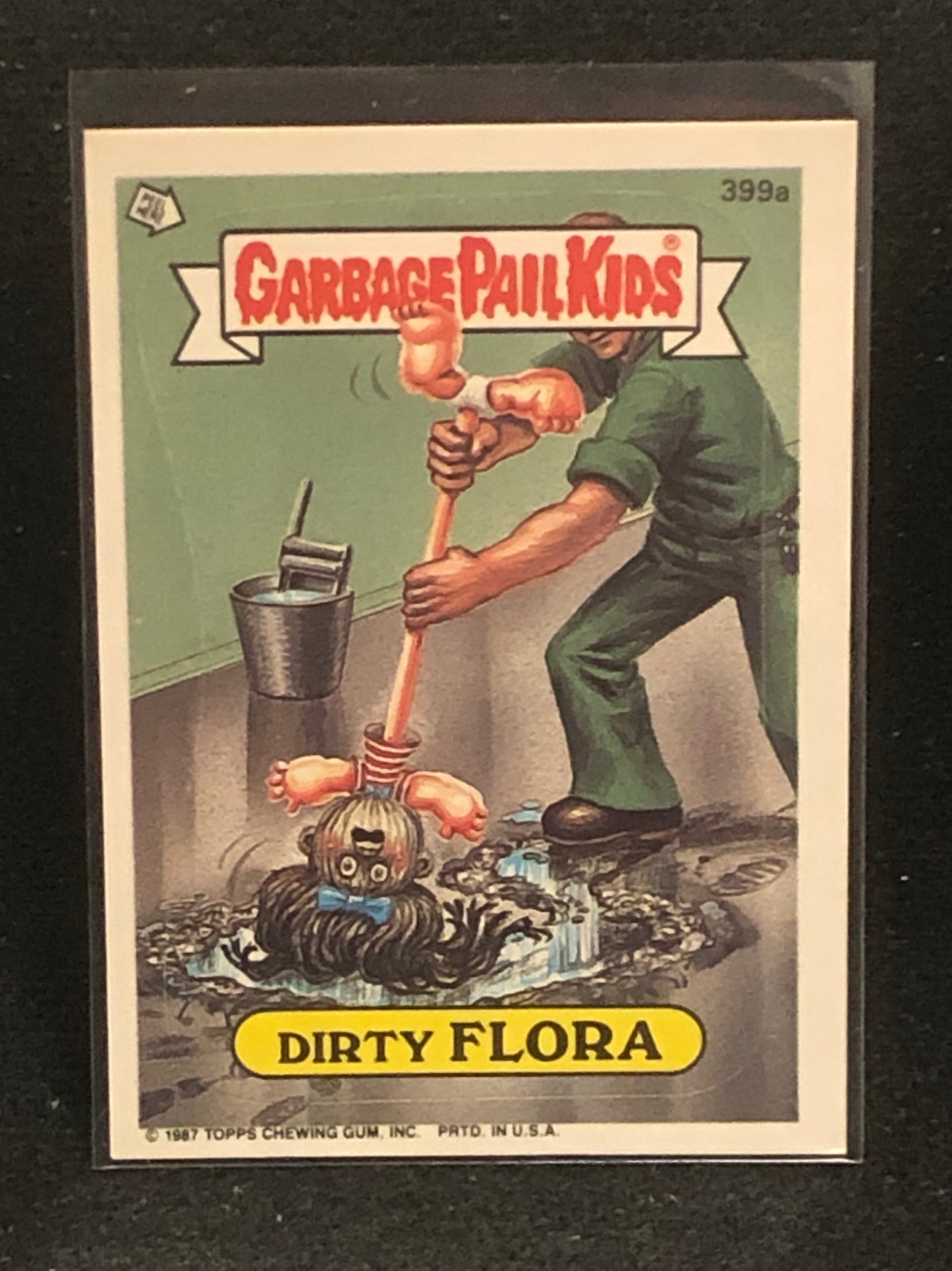 Garbage Pail Kids Original Series 10 (os10) 399a Dirty Flora