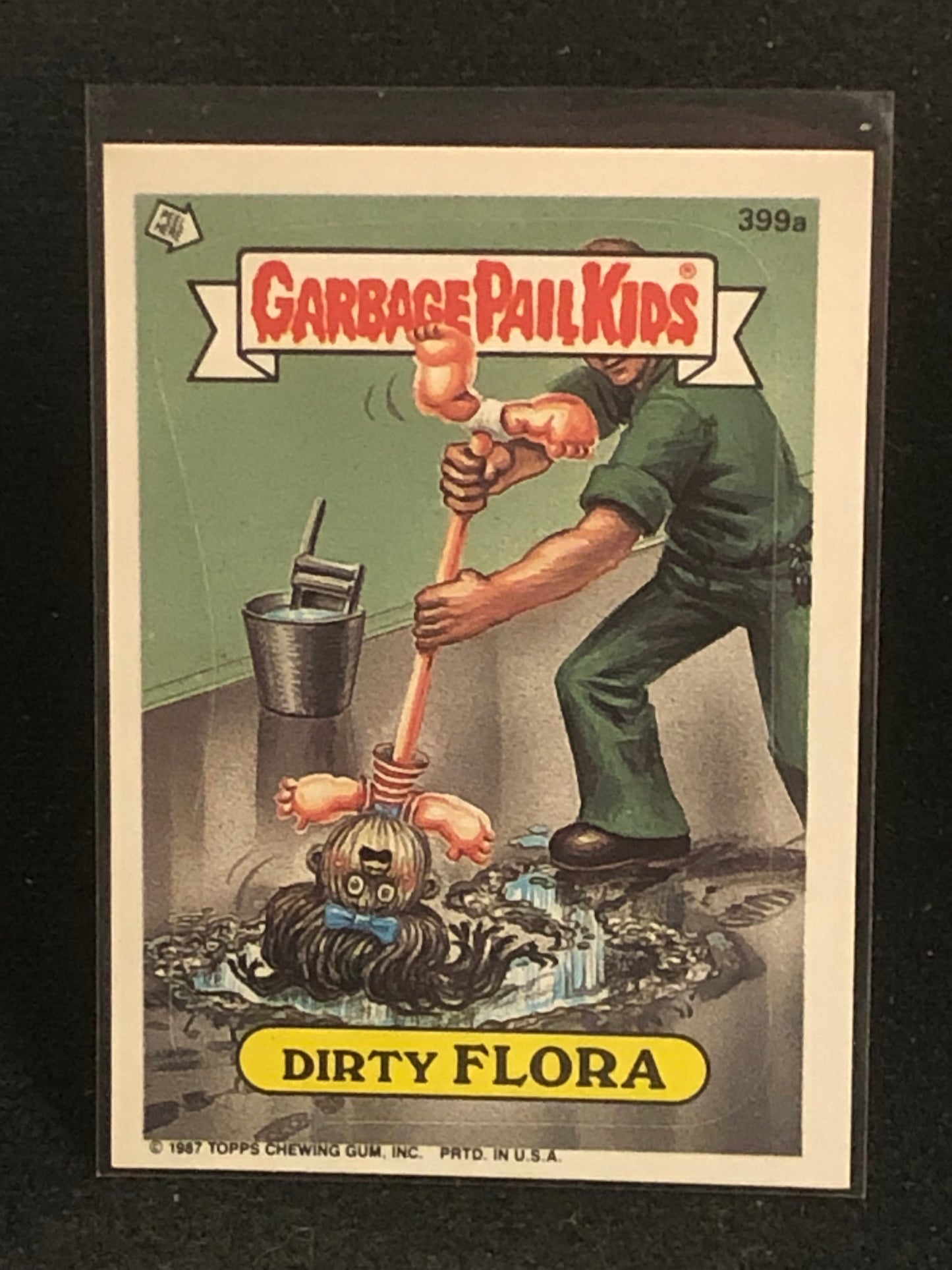 Garbage Pail Kids Original Series 10 (os10) 399a Dirty Flora