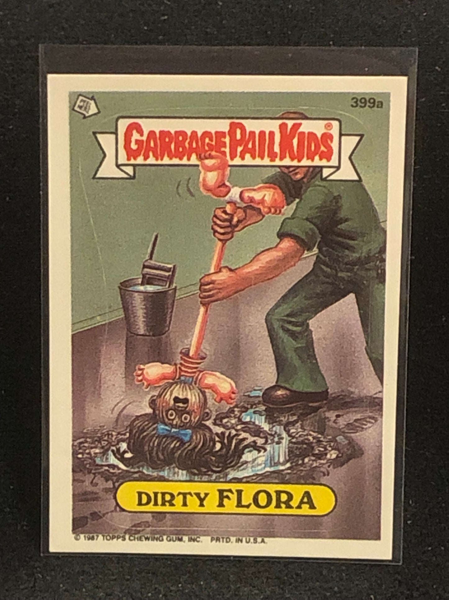 Garbage Pail Kids Original Series 10 (os10) 399a Dirty Flora