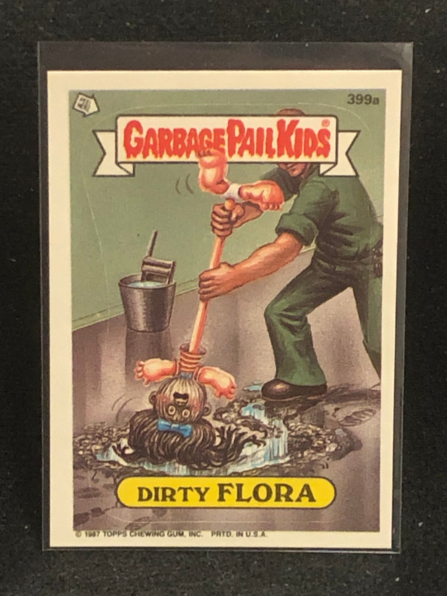 Garbage Pail Kids Original Series 10 (os10) 399a Dirty Flora