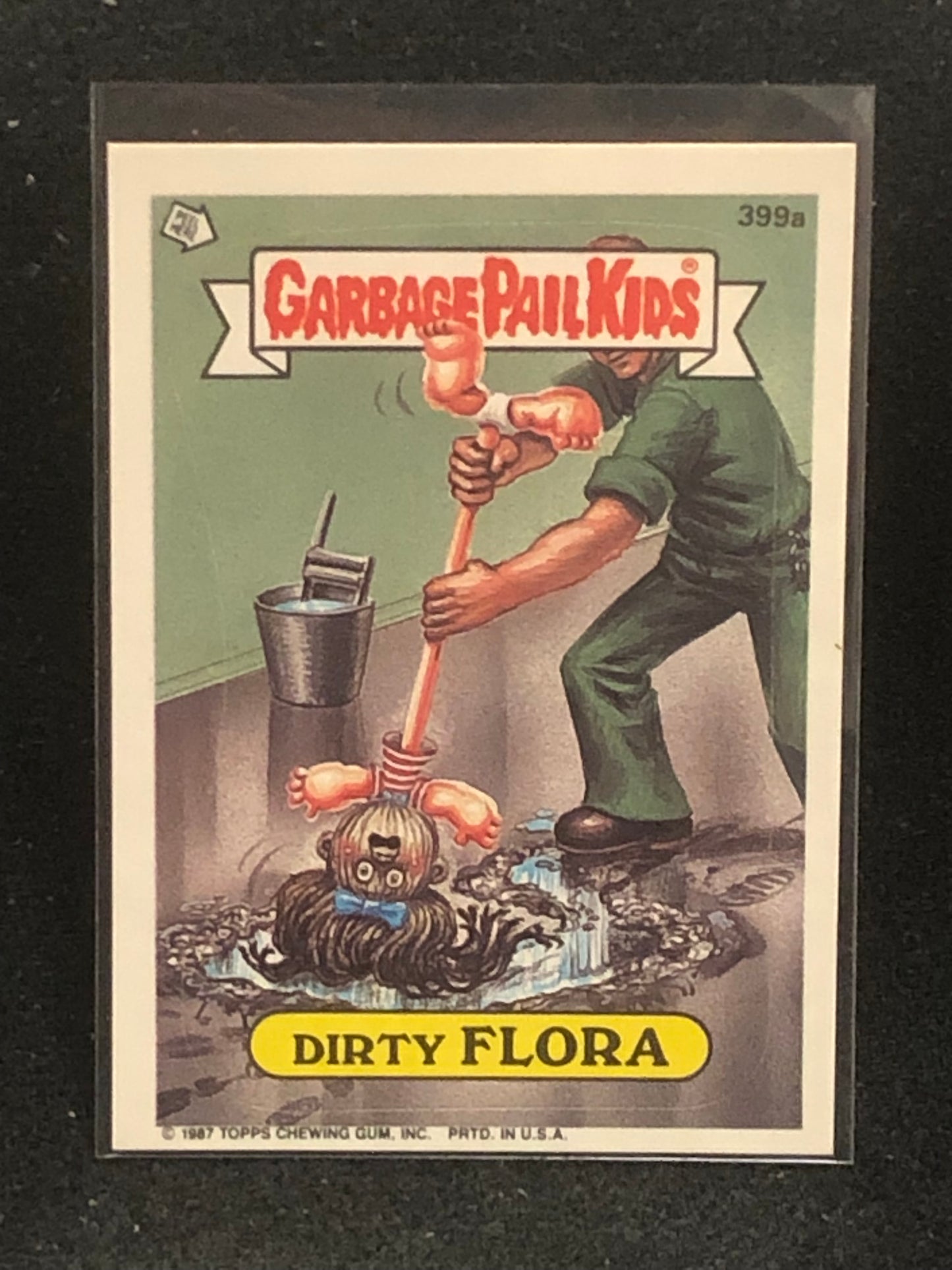 Garbage Pail Kids Original Series 10 (os10) 399a Dirty Flora