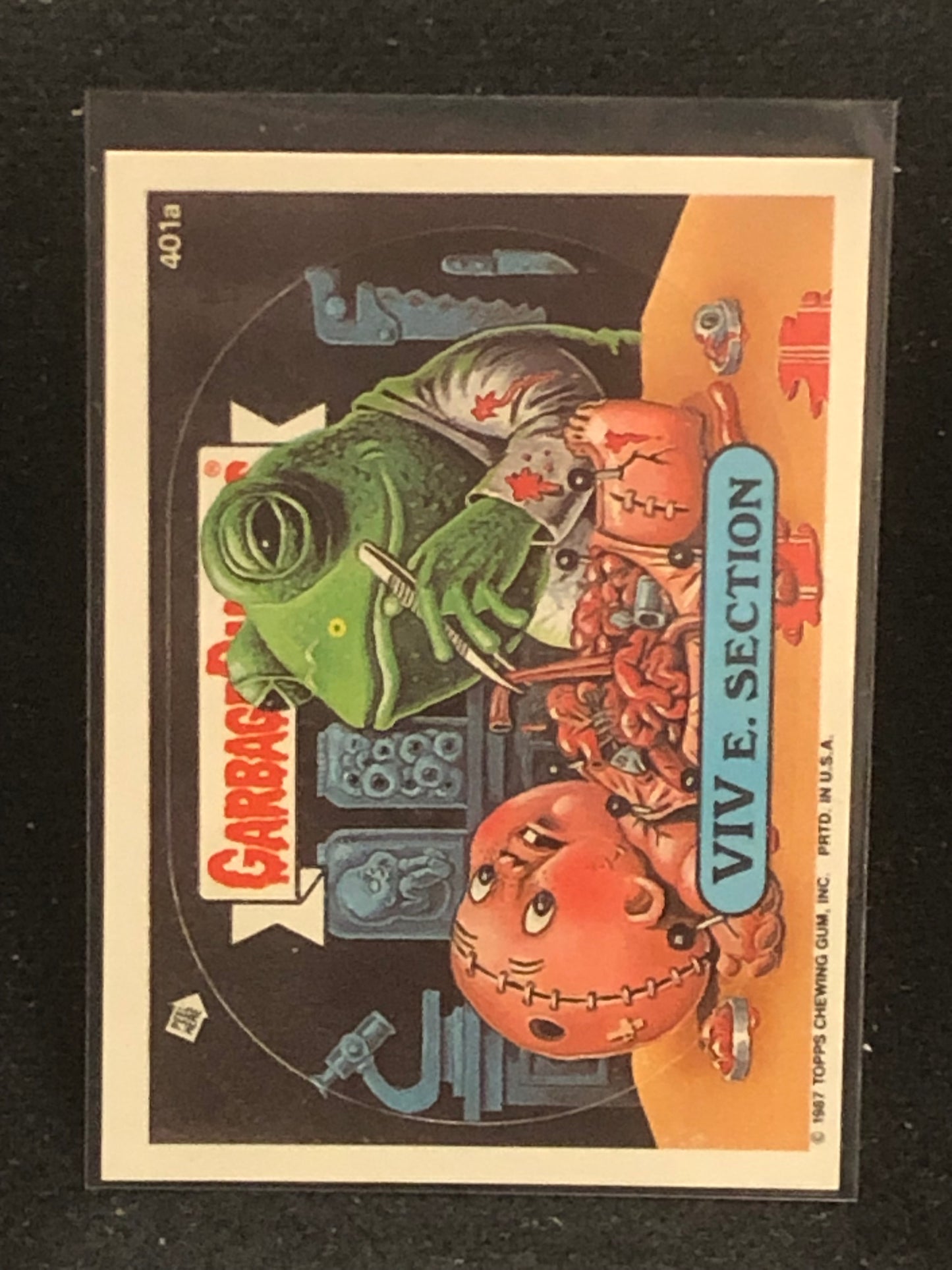 Garbage Pail Kids Original Series 10 (os10) 401a Viv E Section