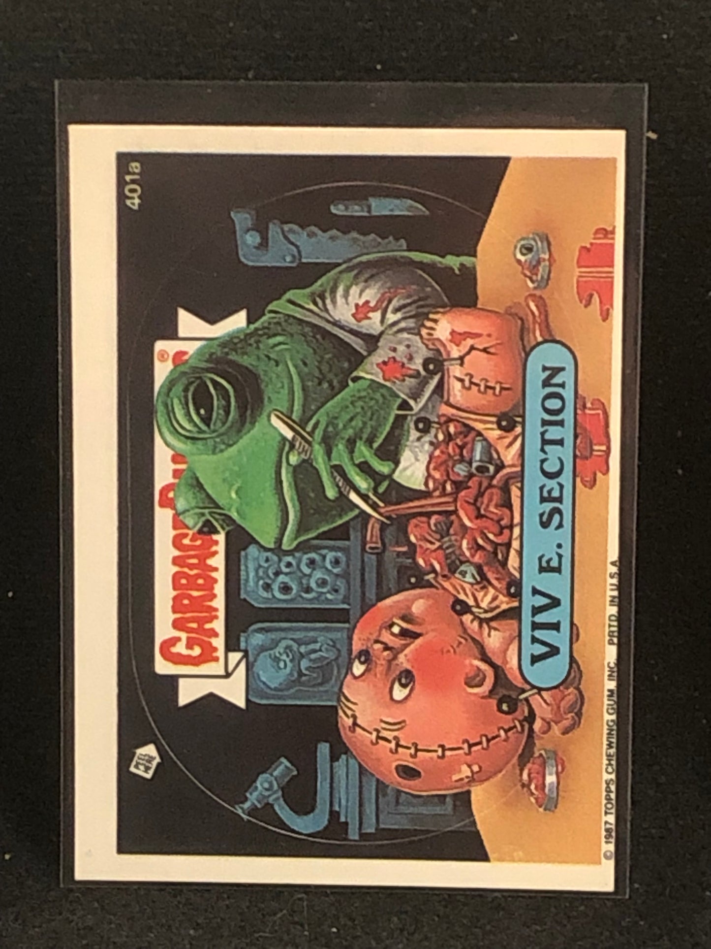 Garbage Pail Kids Original Series 10 (os10) 401a Viv E Section