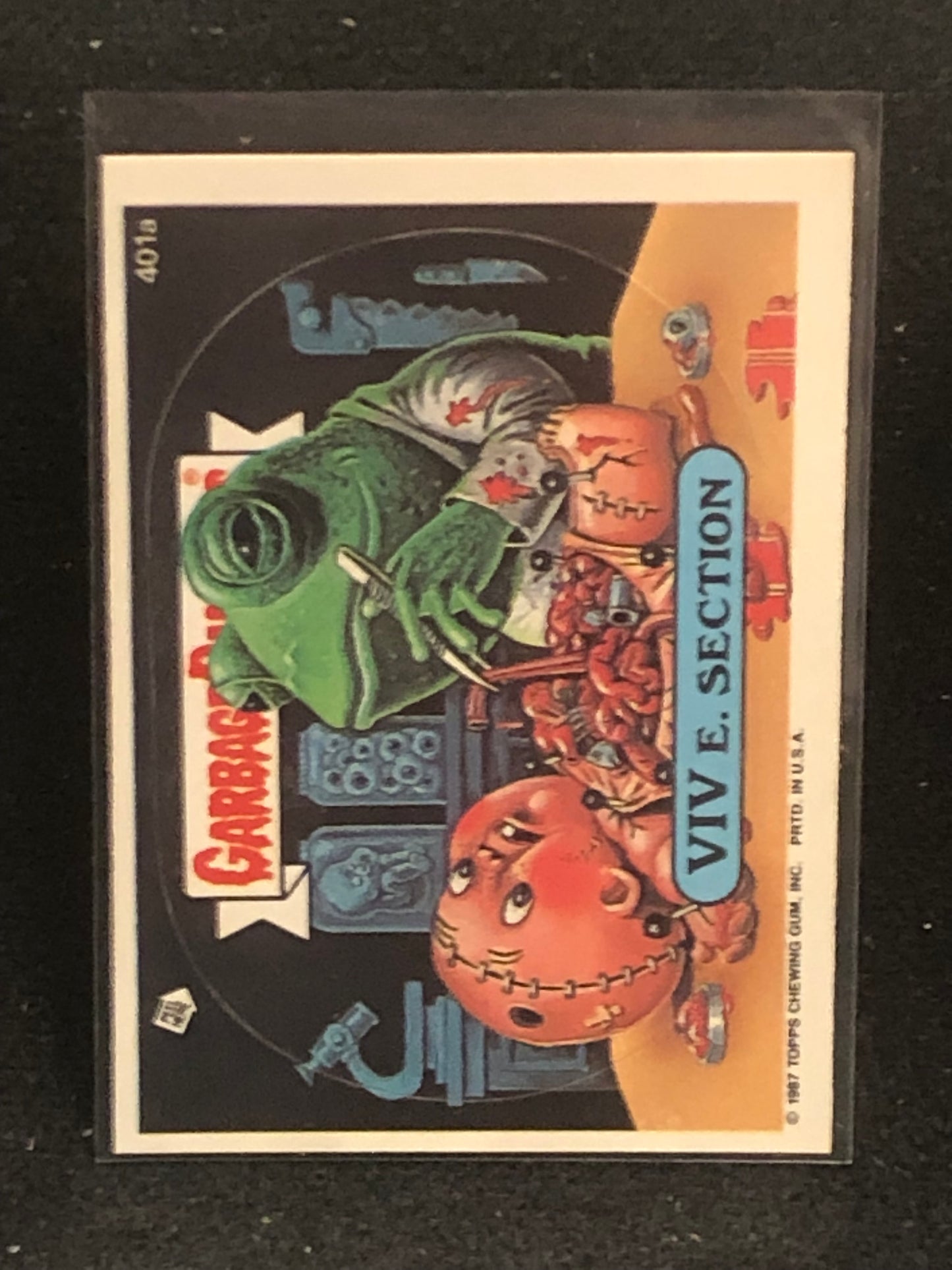 Garbage Pail Kids Original Series 10 (os10) 401a Viv E Section
