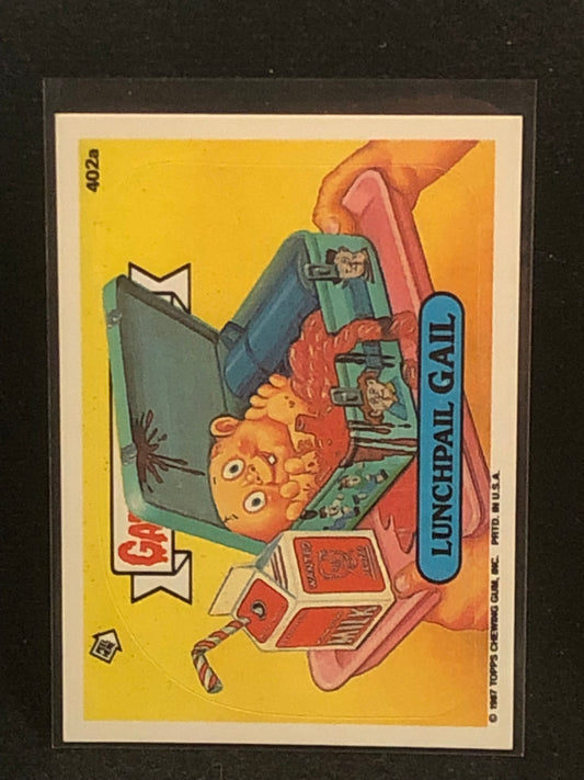 Garbage Pail Kids Original Series 10 (os10) 402a Lunchpail Gail
