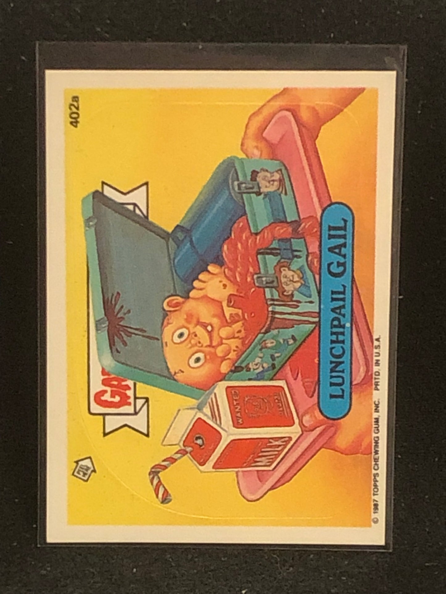 Garbage Pail Kids Original Series 10 (os10) 402a Lunchpail Gail