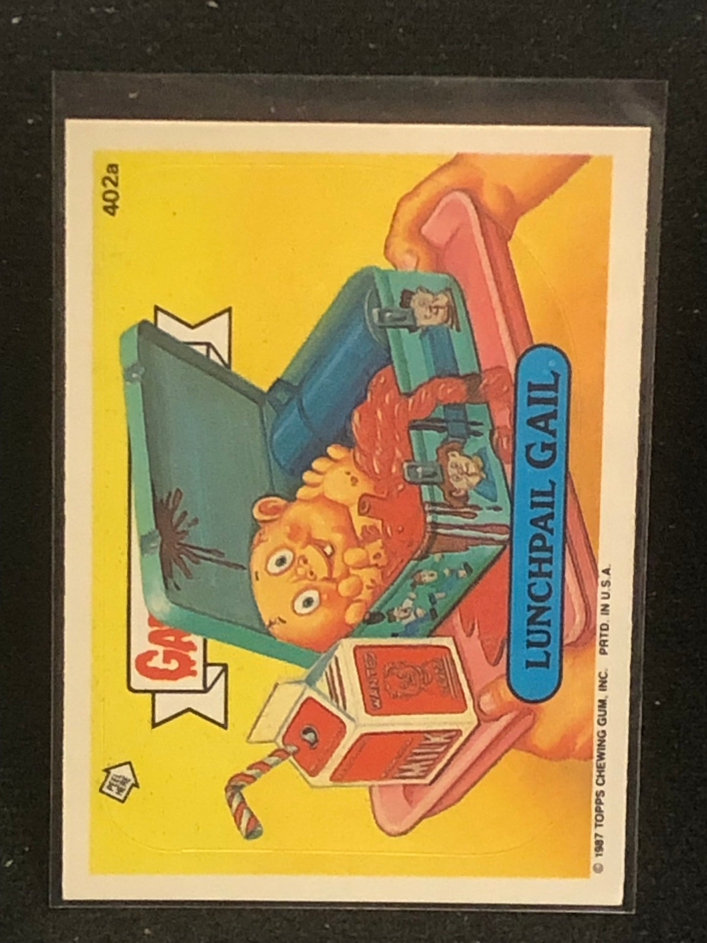 Garbage Pail Kids Original Series 10 (os10) 402a Lunchpail Gail
