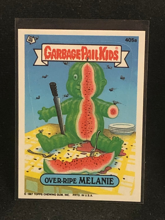 Garbage Pail Kids Original Series 10 (os10) 405a Over Ripe Melanie