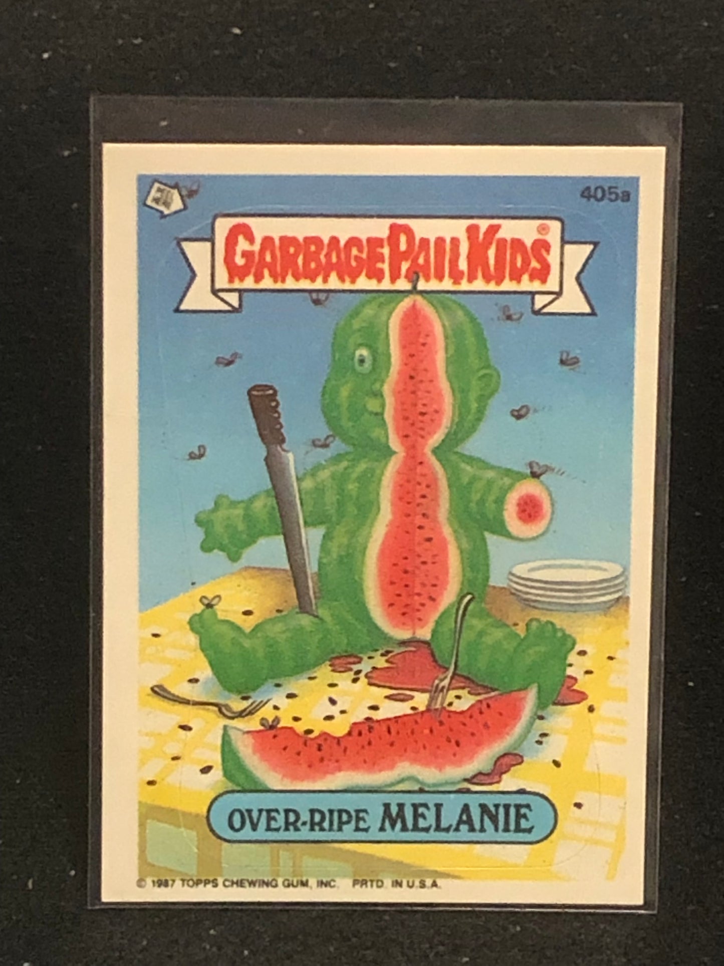 Garbage Pail Kids Original Series 10 (os10) 405a Over Ripe Melanie