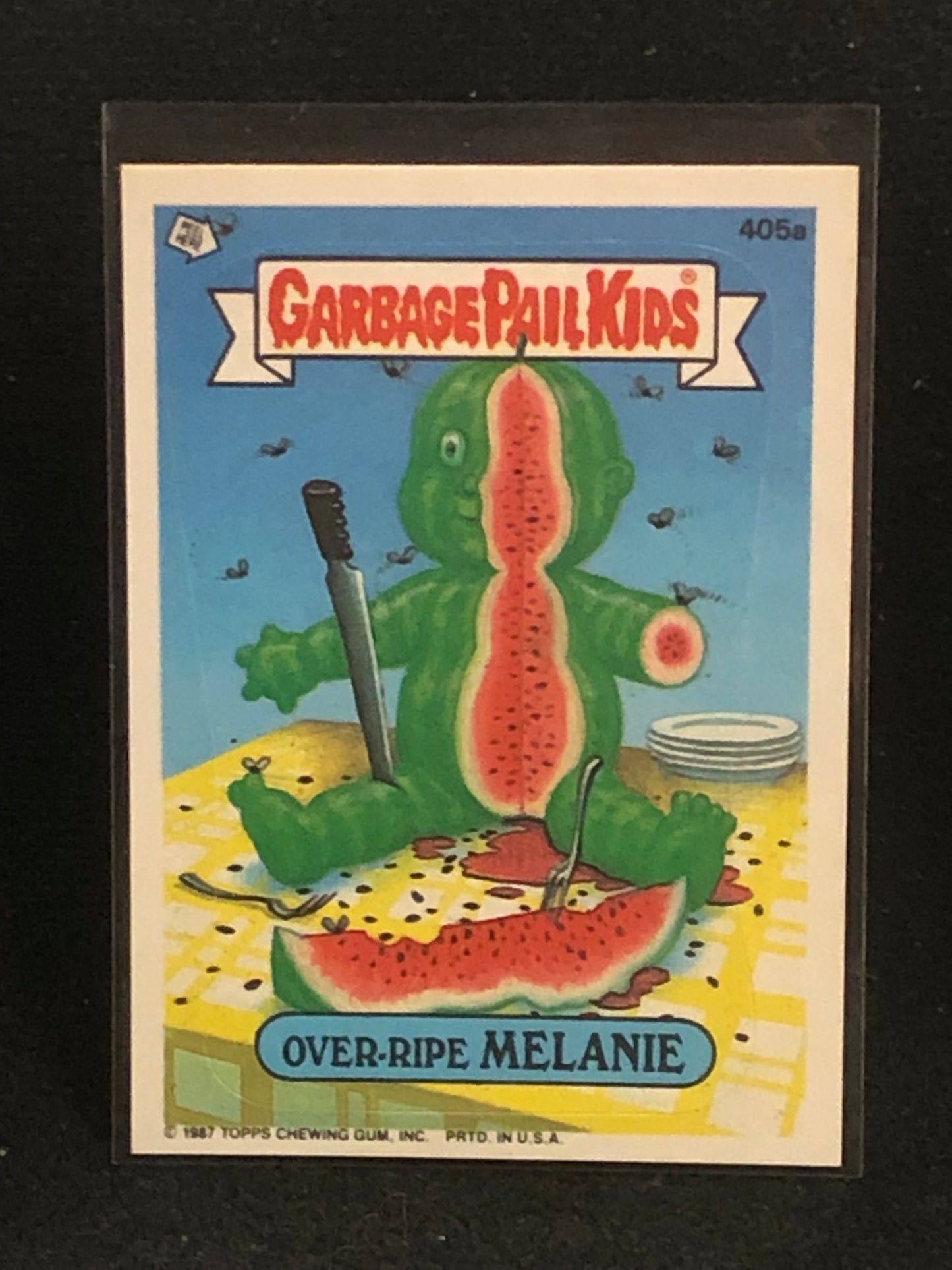 Garbage Pail Kids Original Series 10 (os10) 405a Over Ripe Melanie