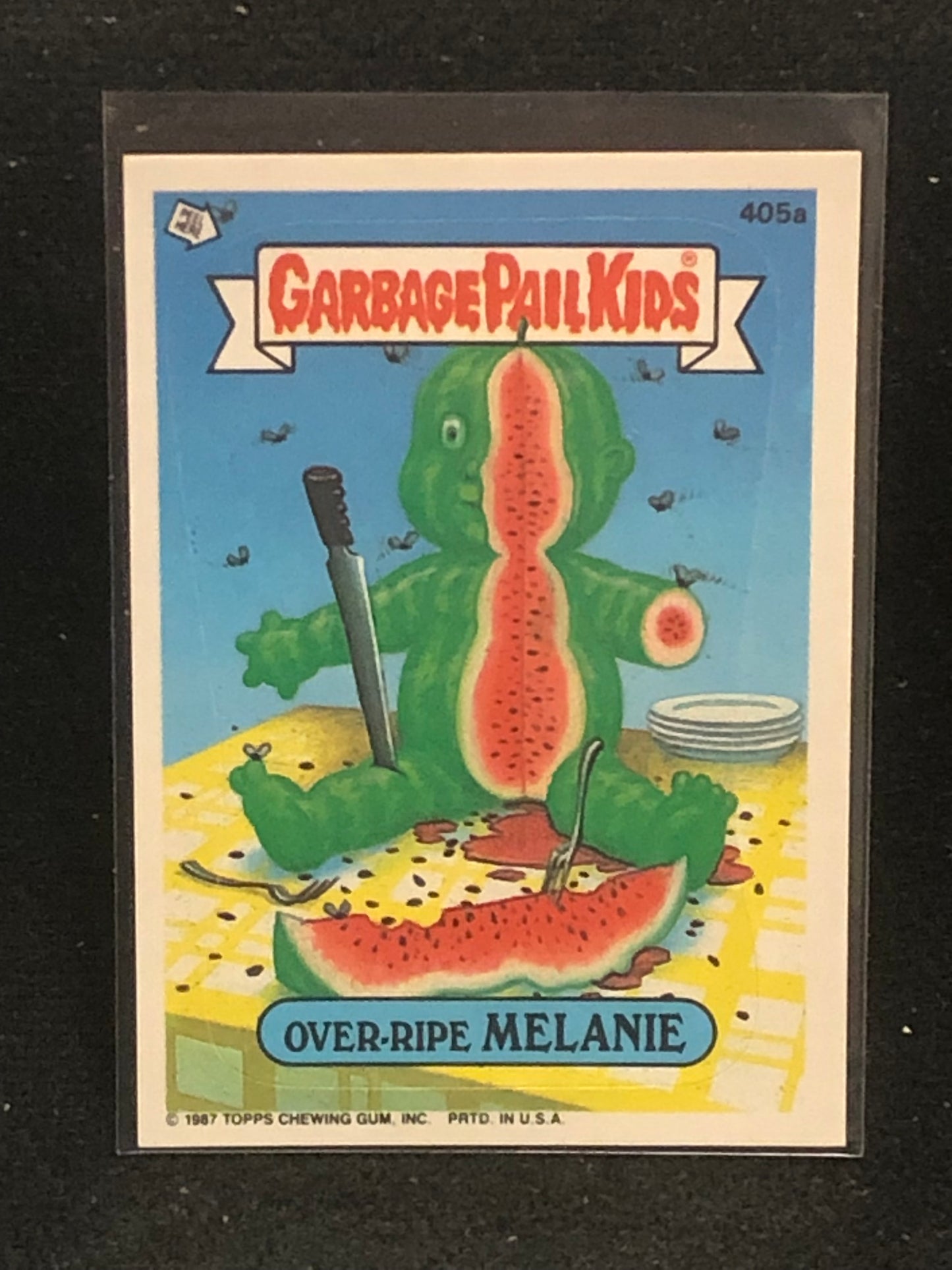 Garbage Pail Kids Original Series 10 (os10) 405a Over Ripe Melanie