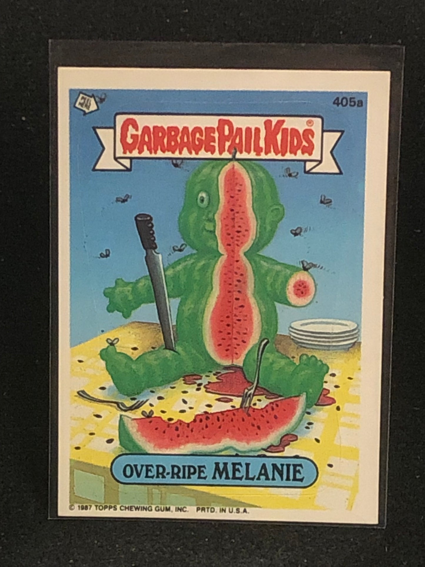 Garbage Pail Kids Original Series 10 (os10) 405a Over Ripe Melanie