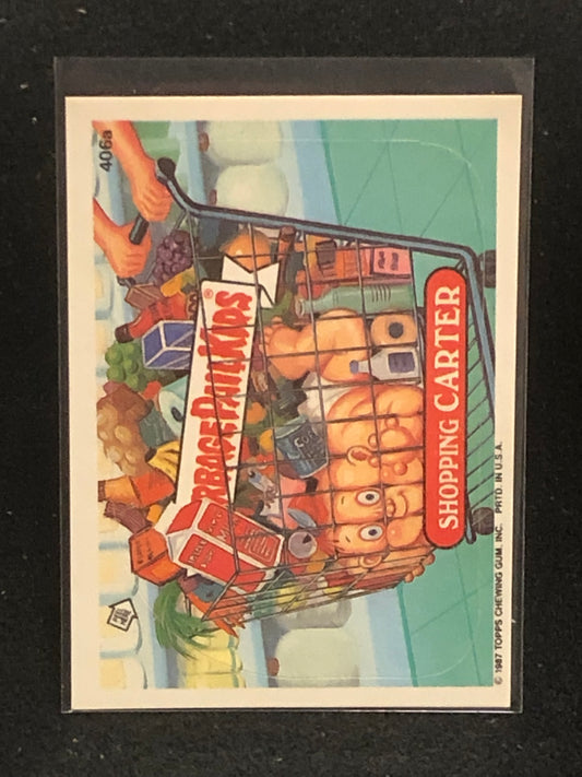 Garbage Pail Kids Original Series 10 (os10) 406a Shopping Carter