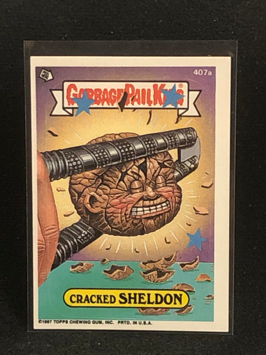 Garbage Pail Kids Original Series 10 (os10) 407a Cracked Sheldon