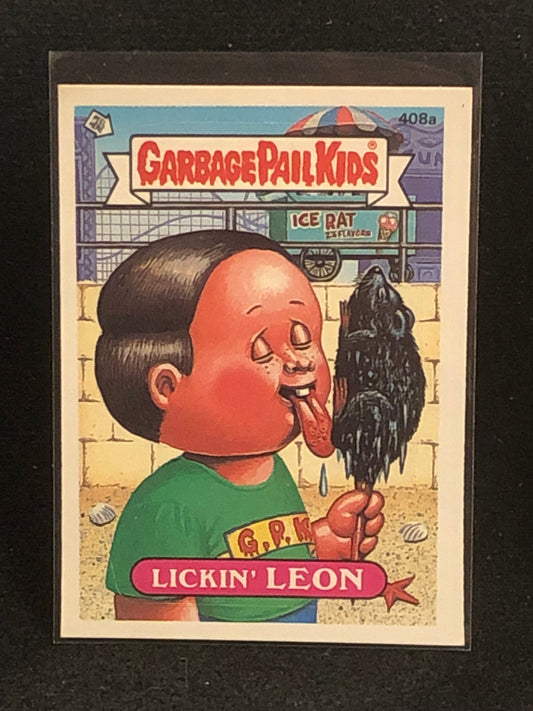 Garbage Pail Kids Original Series 10 (os10) 408a Lickin Leon
