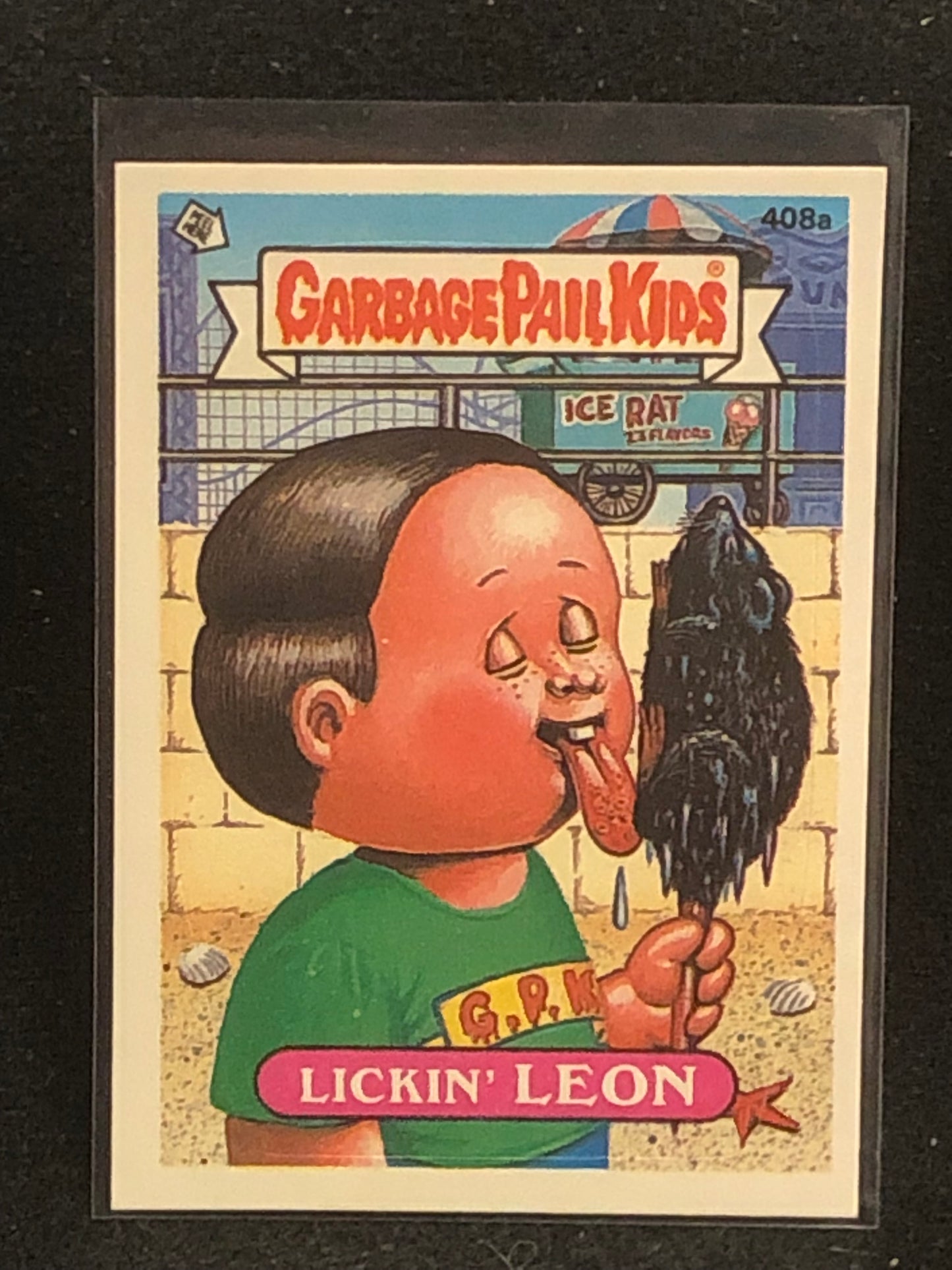 Garbage Pail Kids Original Series 10 (os10) 408a Lickin Leon