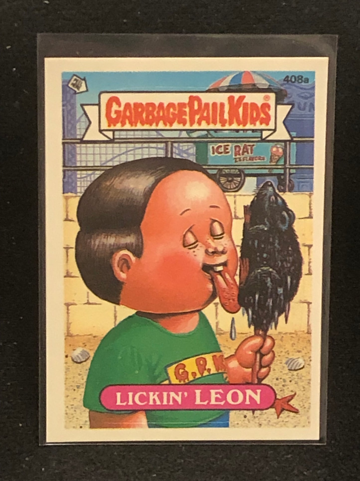 Garbage Pail Kids Original Series 10 (os10) 408a Lickin Leon