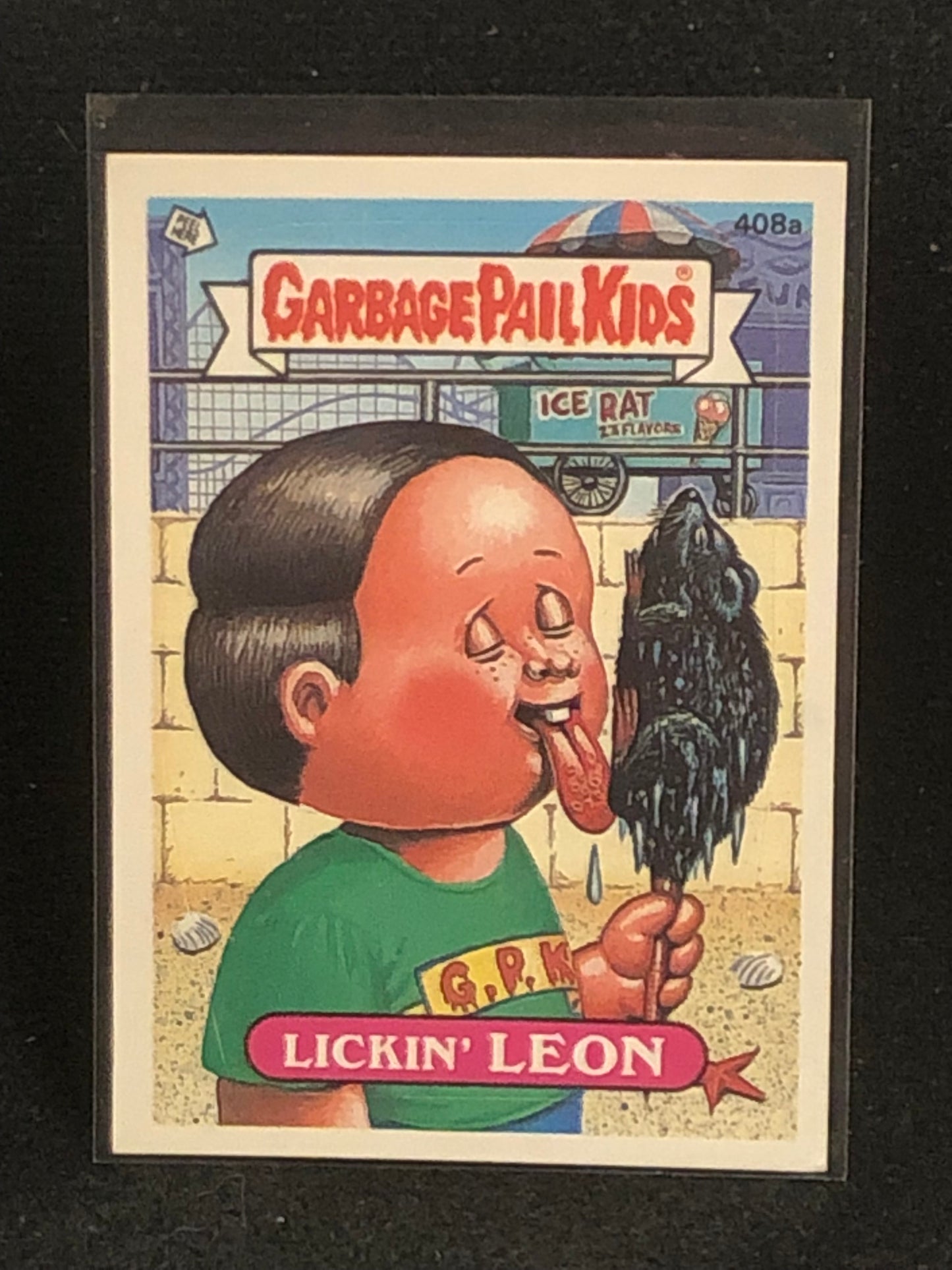 Garbage Pail Kids Original Series 10 (os10) 408a Lickin Leon
