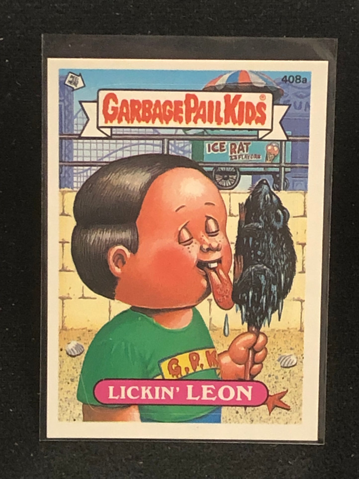 Garbage Pail Kids Original Series 10 (os10) 408a Lickin Leon