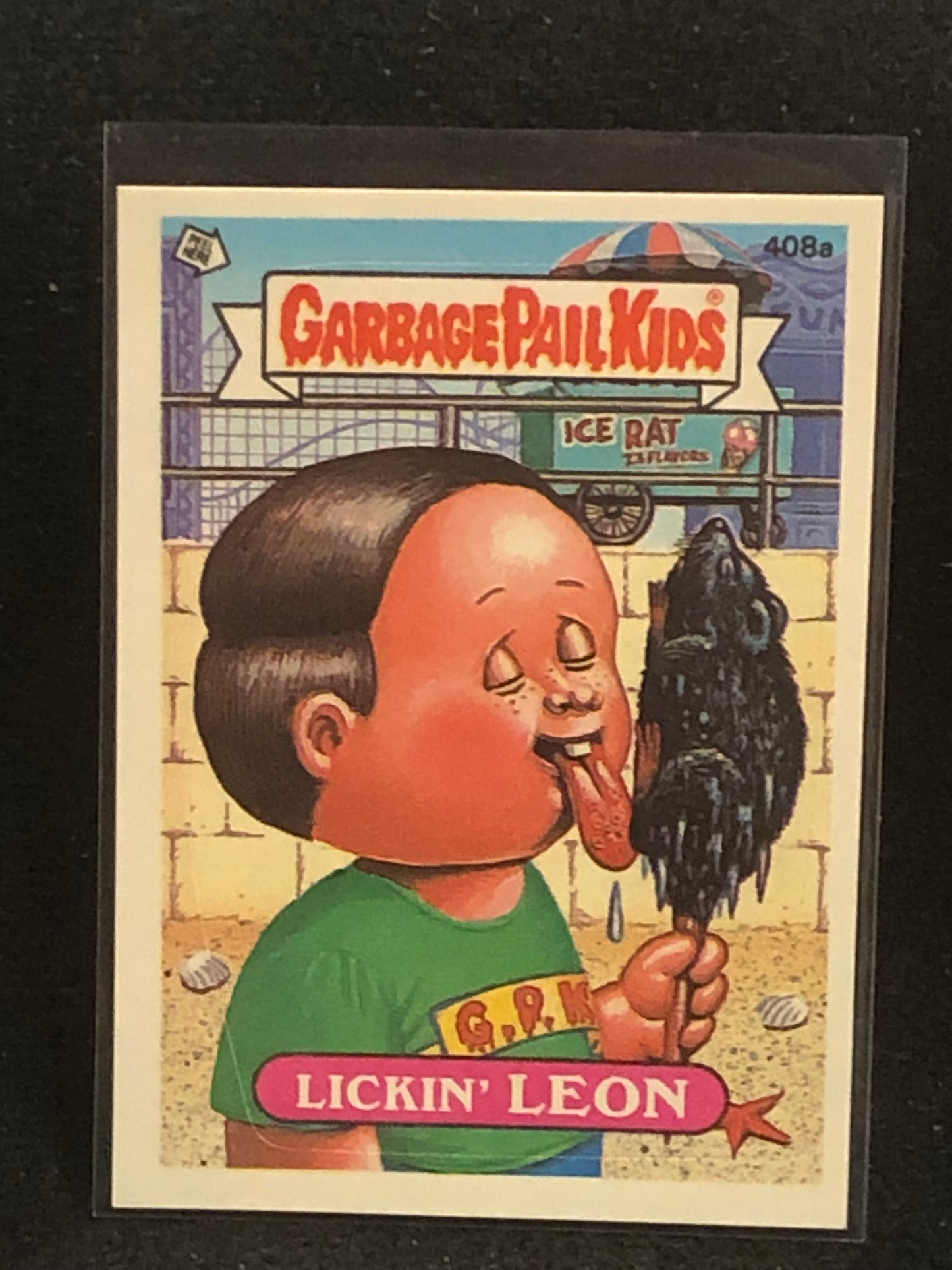Garbage Pail Kids Original Series 10 (os10) 408a Lickin Leon