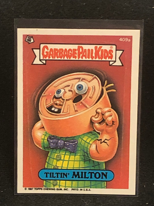 Garbage Pail Kids Original Series 10 (os10) 409a Tiltin Milton