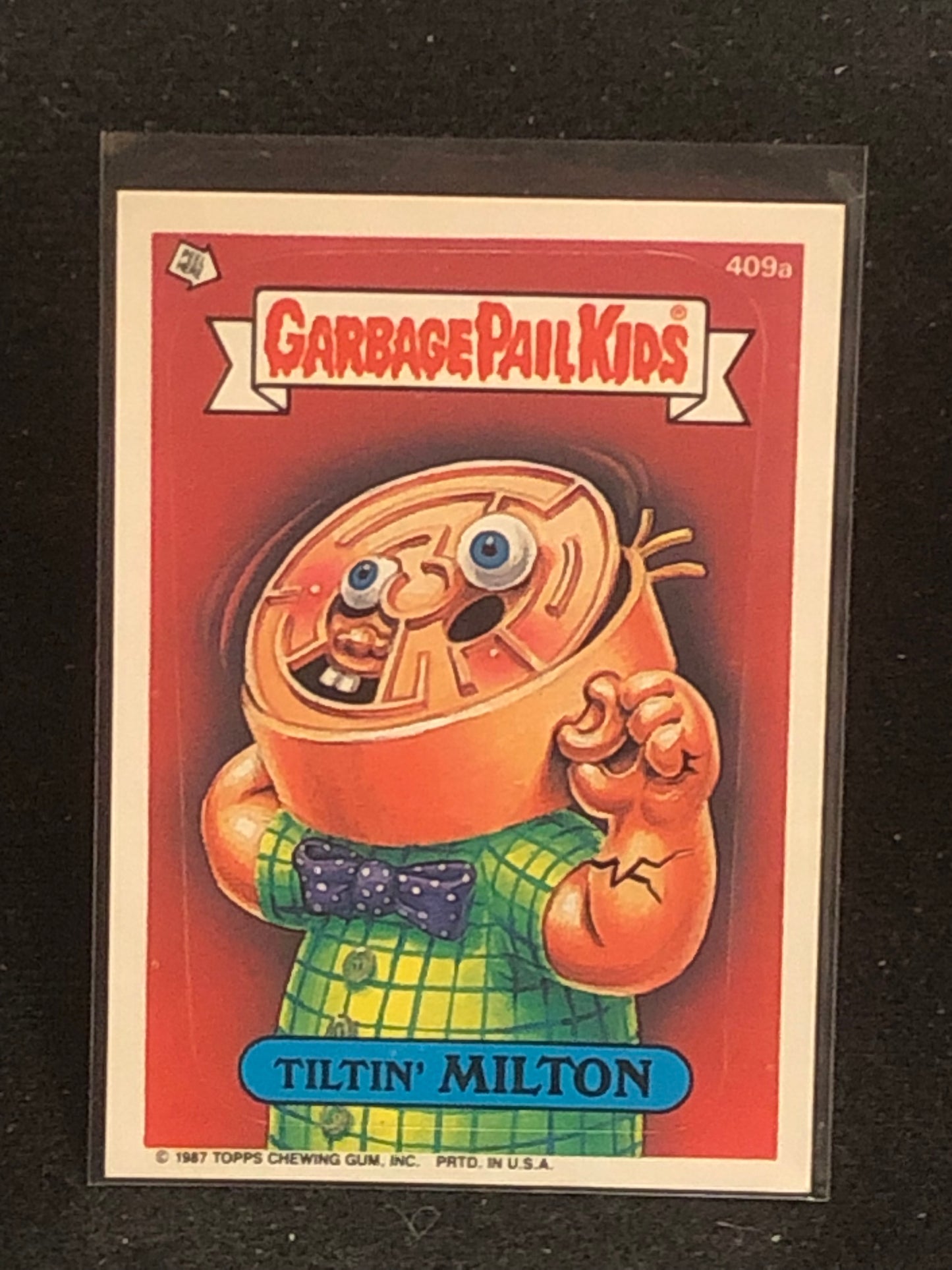 Garbage Pail Kids Original Series 10 (os10) 409a Tiltin Milton