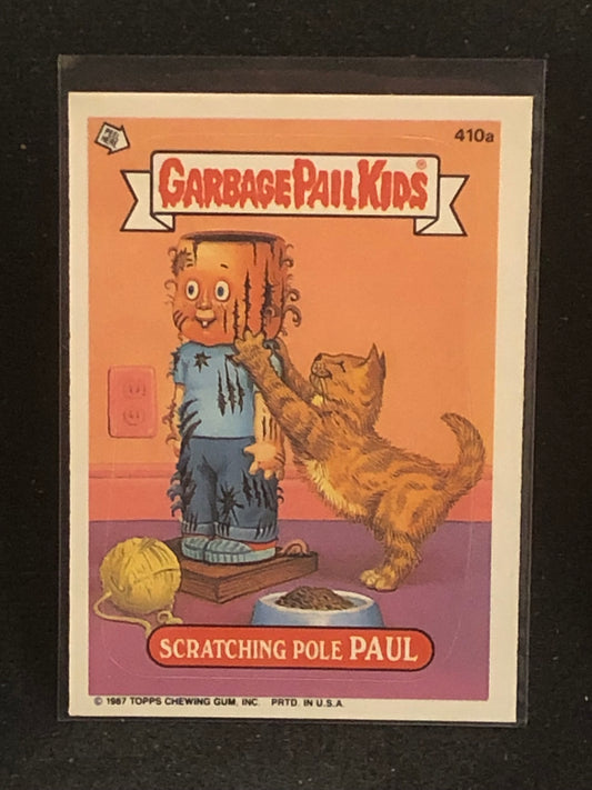 Garbage Pail Kids Original Series 10 (os10) 410a Scratching Pole Paul