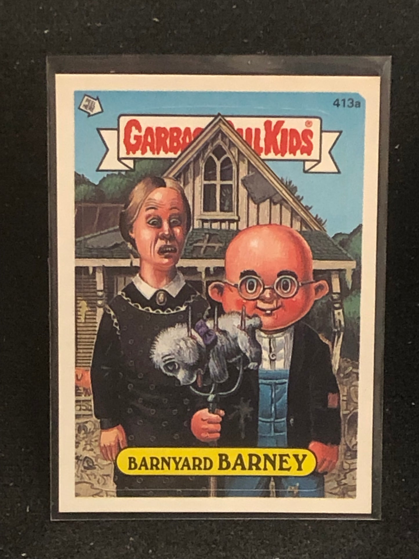 Garbage Pail Kids Original Series 10 (os10) 413a Barnyard Barney