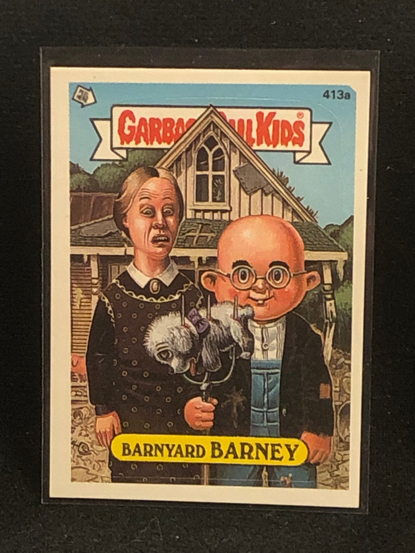 Garbage Pail Kids Original Series 10 (os10) 413a Barnyard Barney