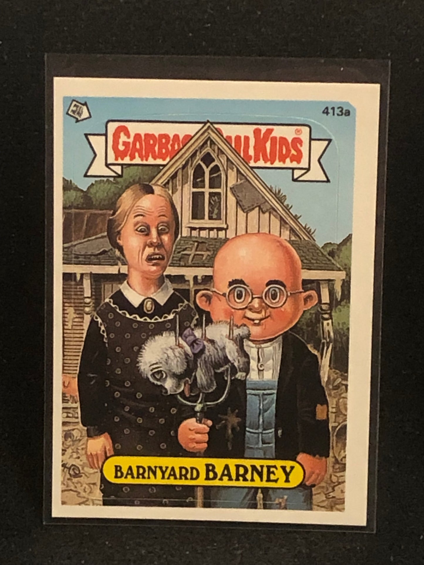 Garbage Pail Kids Original Series 10 (os10) 413a Barnyard Barney