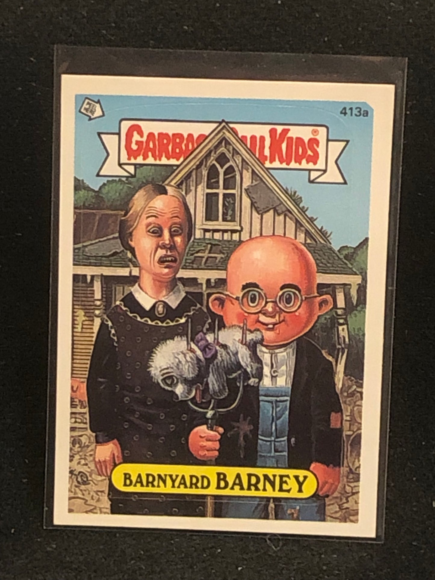Garbage Pail Kids Original Series 10 (os10) 413a Barnyard Barney