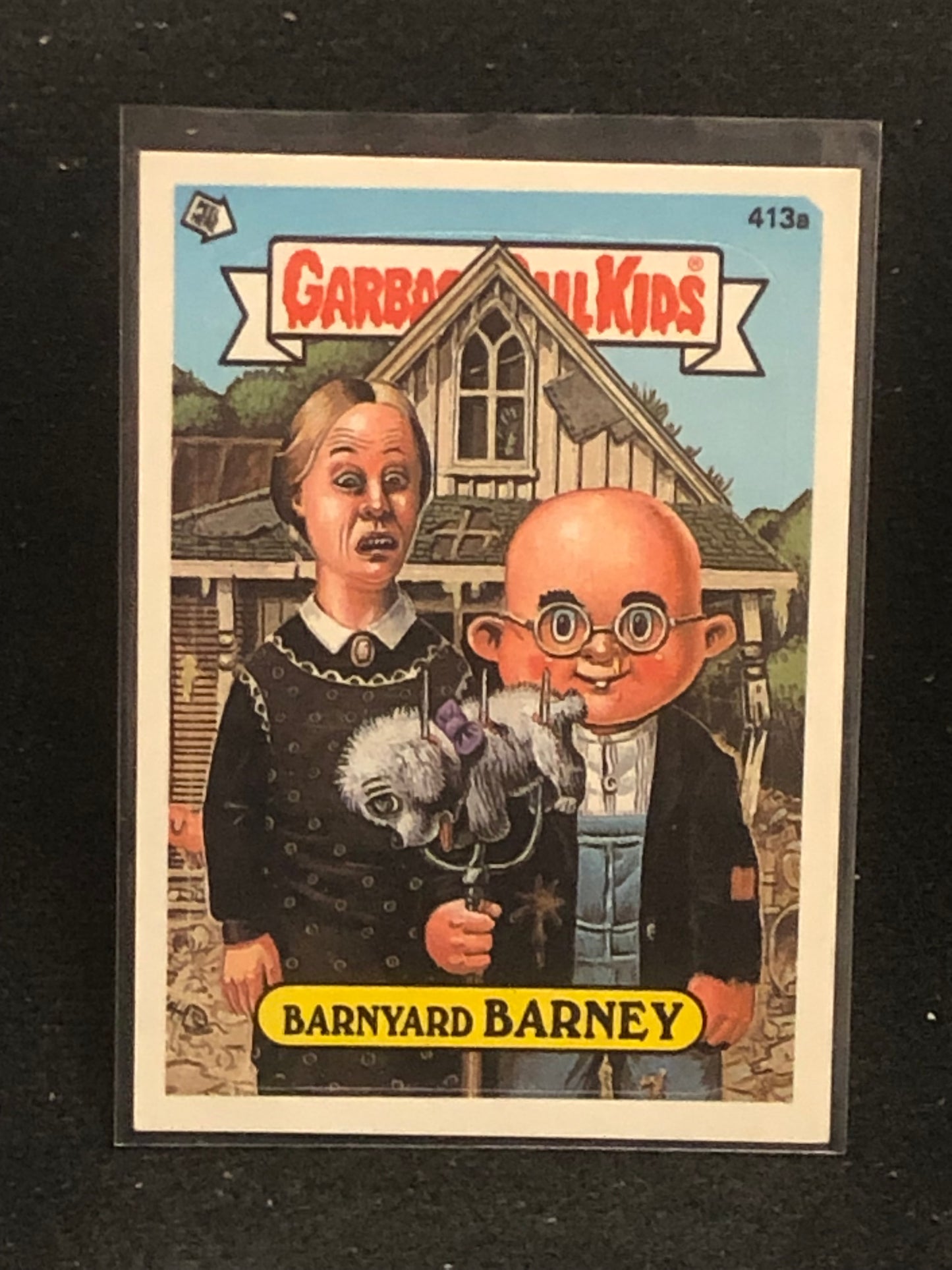 Garbage Pail Kids Original Series 10 (os10) 413a Barnyard Barney