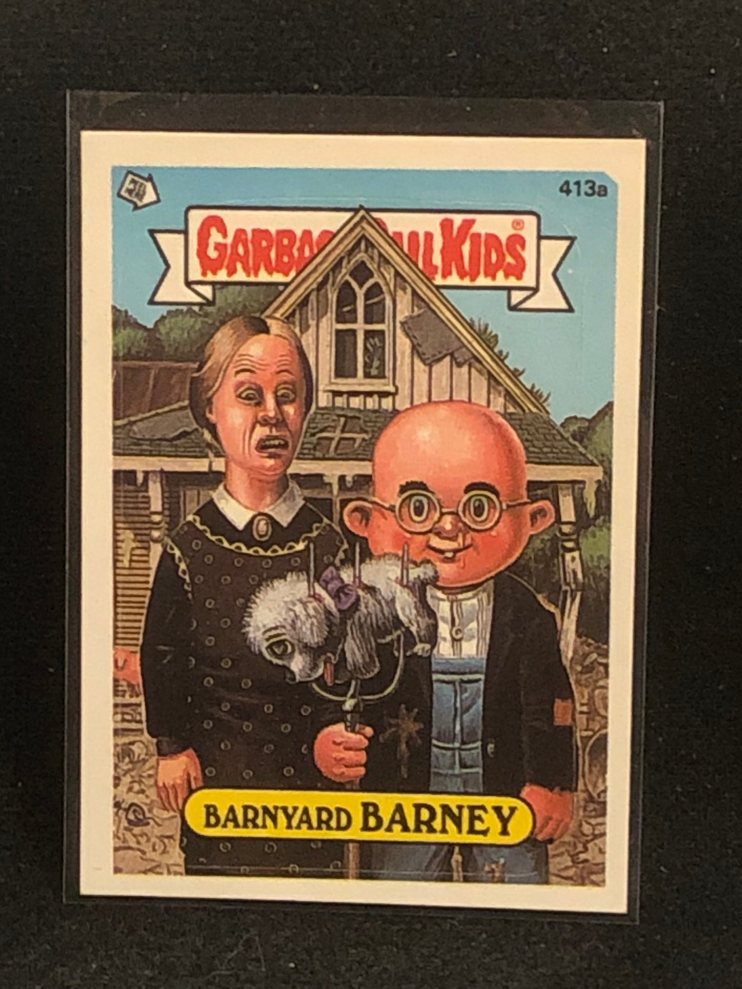 Garbage Pail Kids Original Series 10 (os10) 413a Barnyard Barney