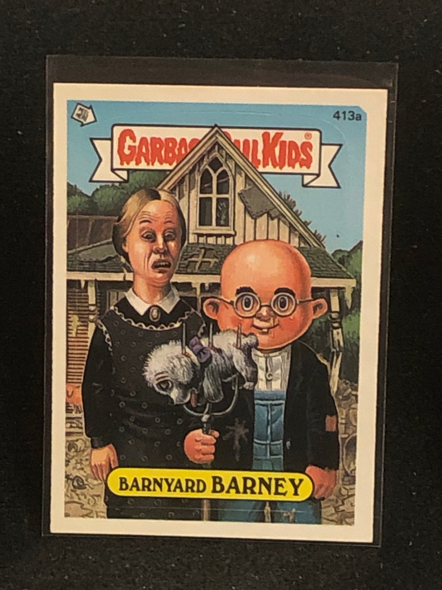 Garbage Pail Kids Original Series 10 (os10) 413a Barnyard Barney