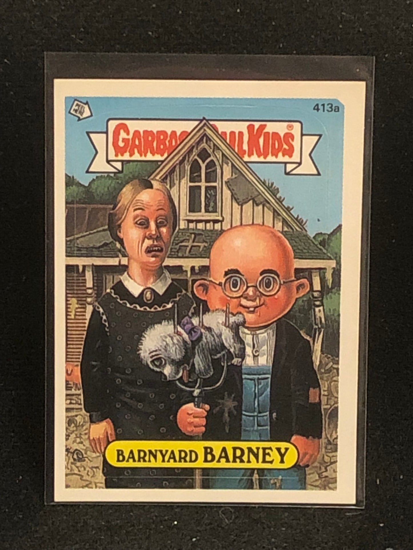 Garbage Pail Kids Original Series 10 (os10) 413a Barnyard Barney