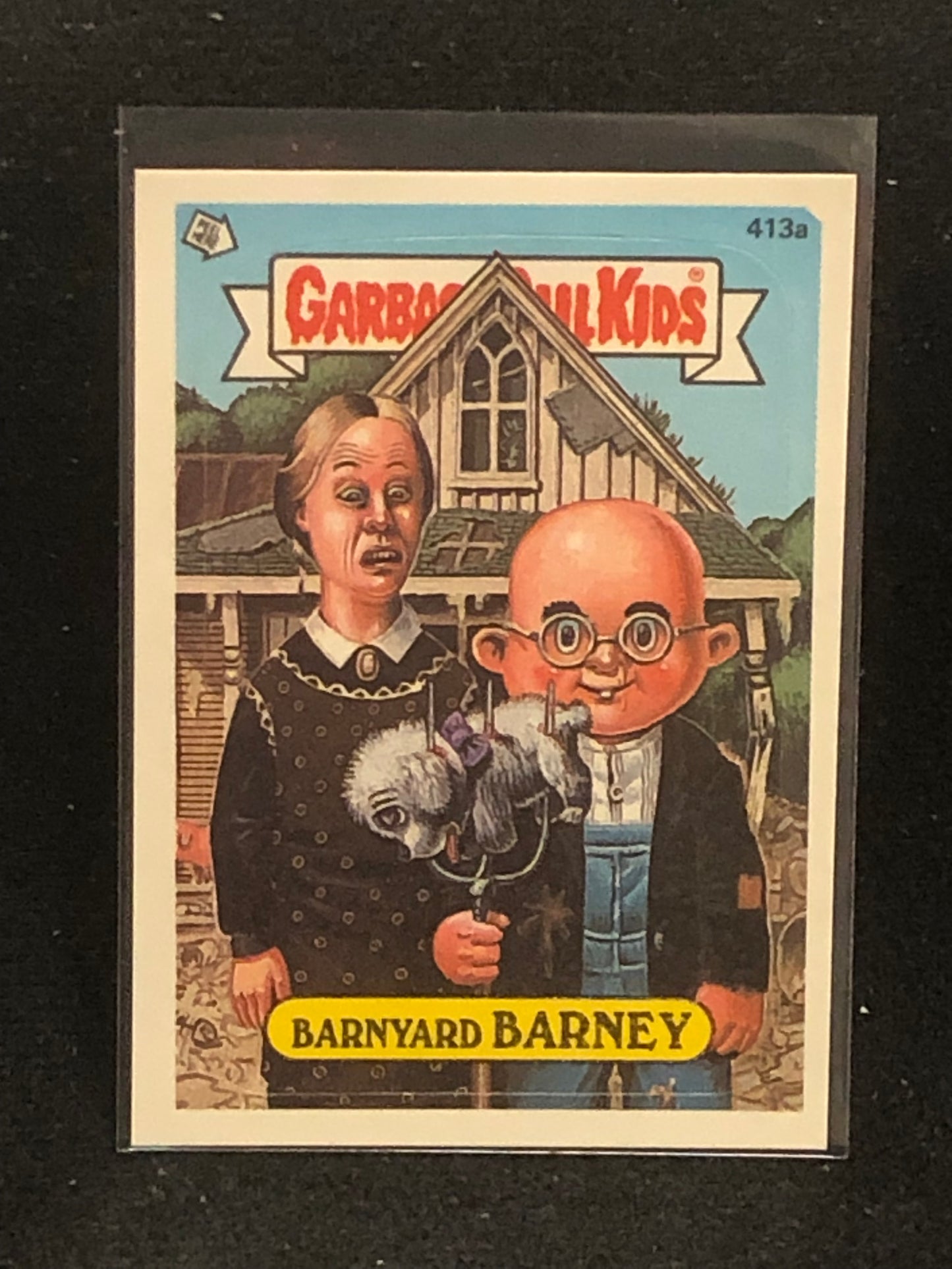 Garbage Pail Kids Original Series 10 (os10) 413a Barnyard Barney
