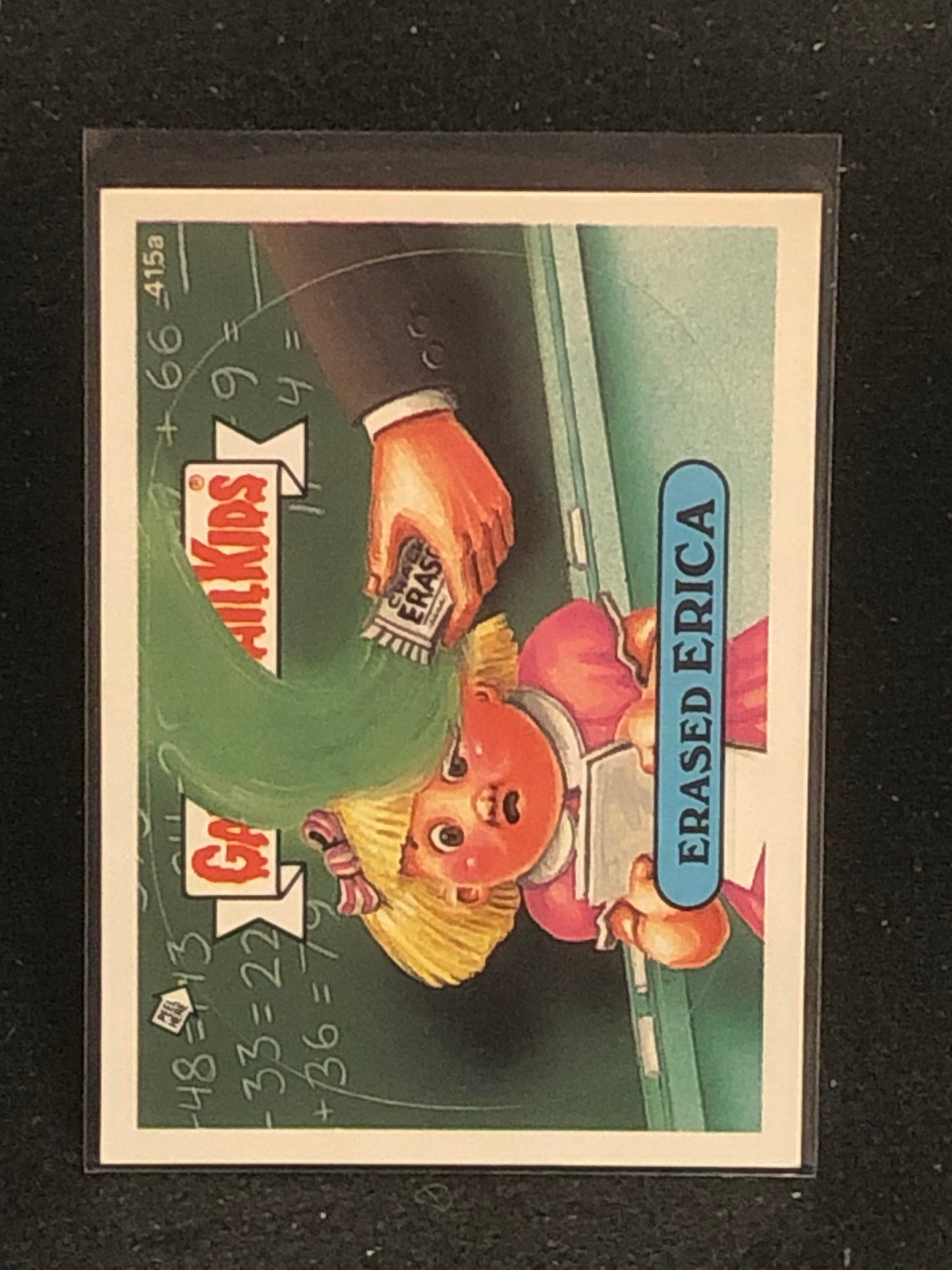 Garbage Pail Kids Original Series 10 (os10) 415a Erased Erica